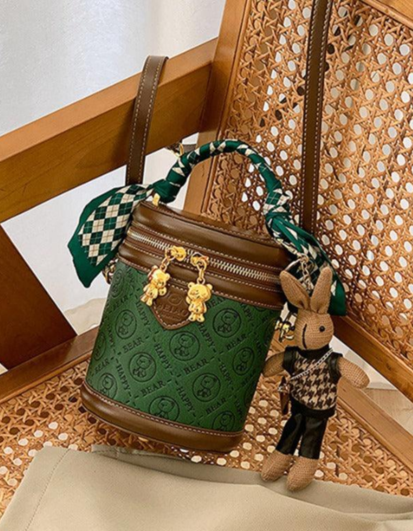 Belloretta – Monogram bunny detail – Crossbody handbag