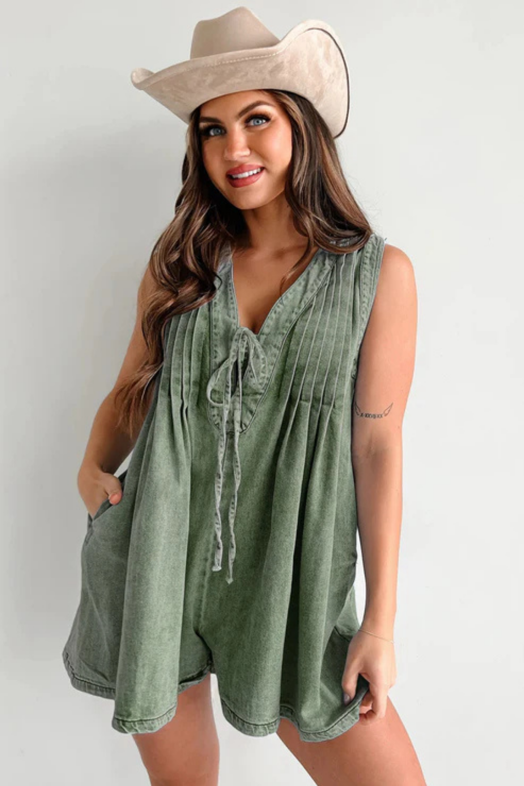 Isella – Relaxed fit – Denim playsuit