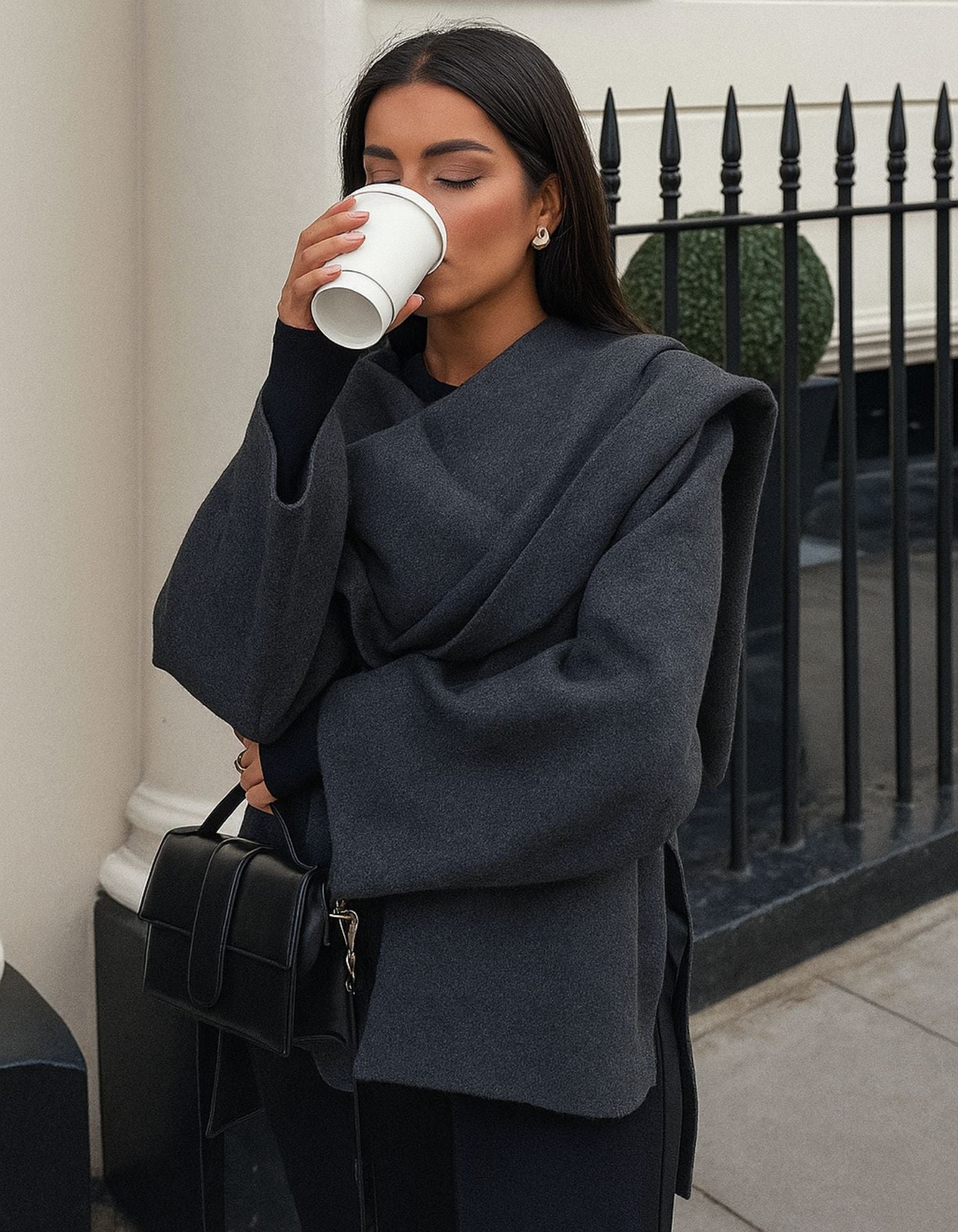 Ardévine – Draped layer – Cape jacket
