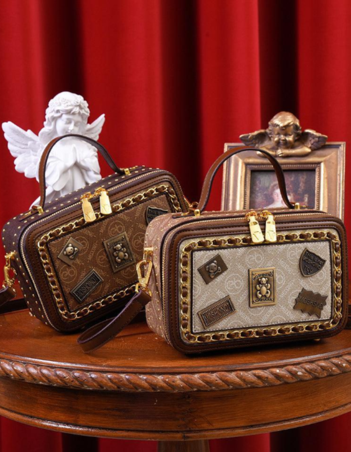Celestia – Vintage patchwork charm – Crossbody handbag