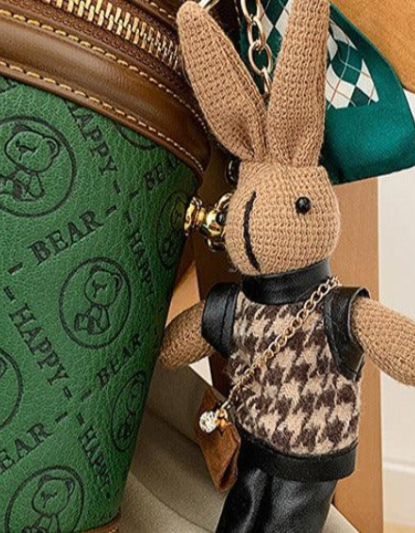 Belloretta – Monogram bunny detail – Crossbody handbag