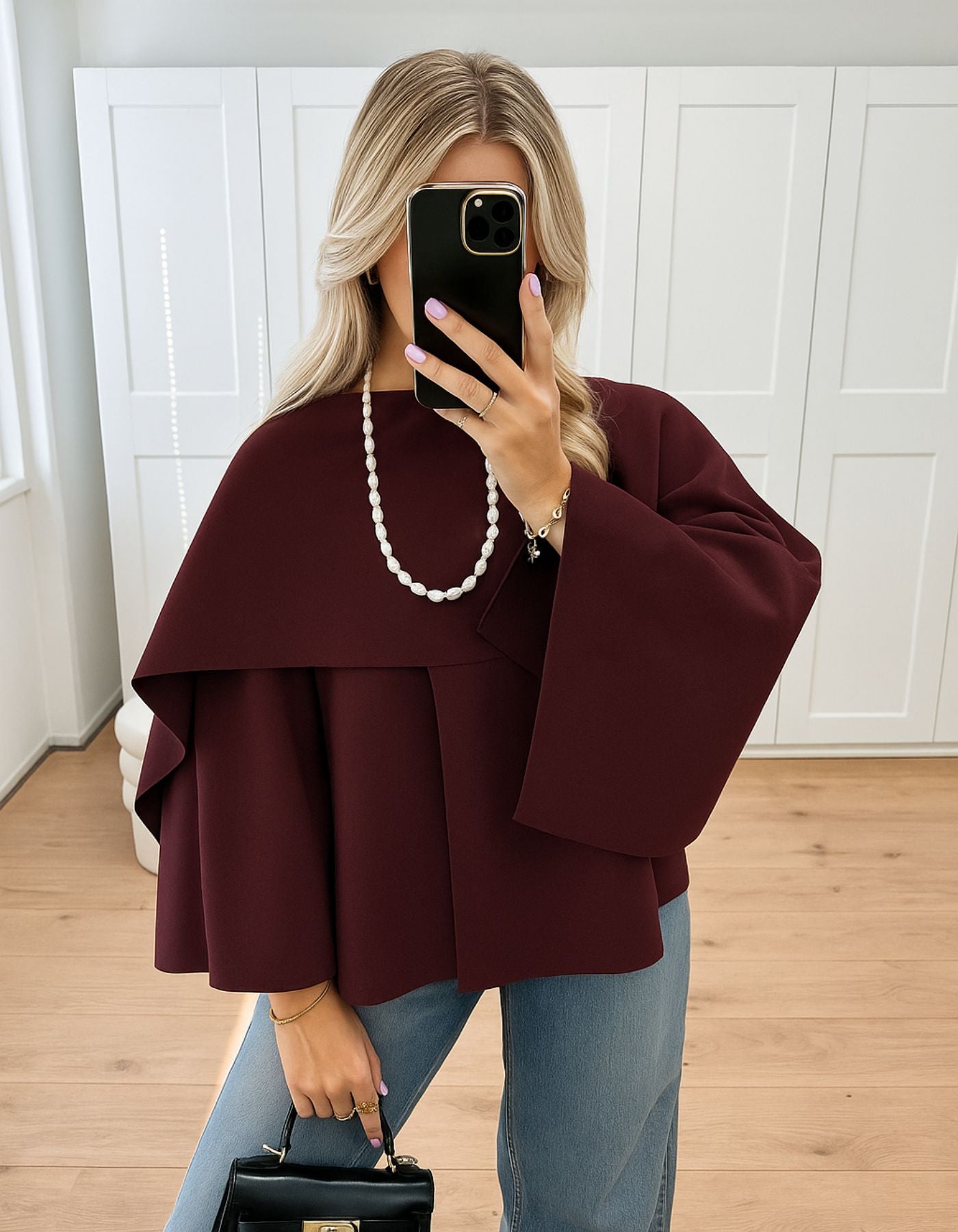 Ardévine – Draped layer – Cape jacket