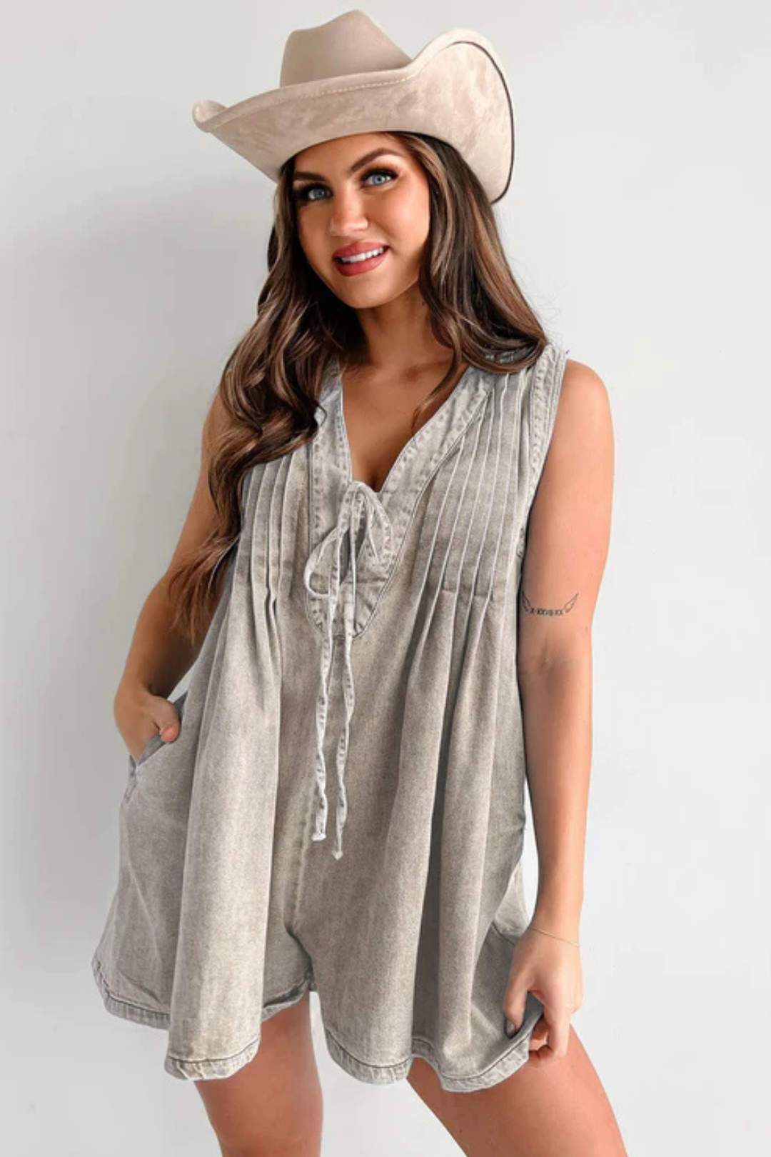 Isella – Relaxed fit – Denim playsuit