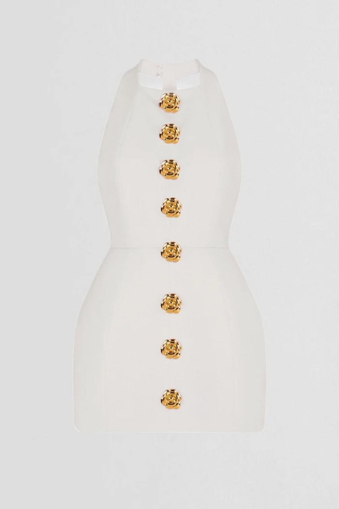 Maya – Bold button detailing – Mini dress
