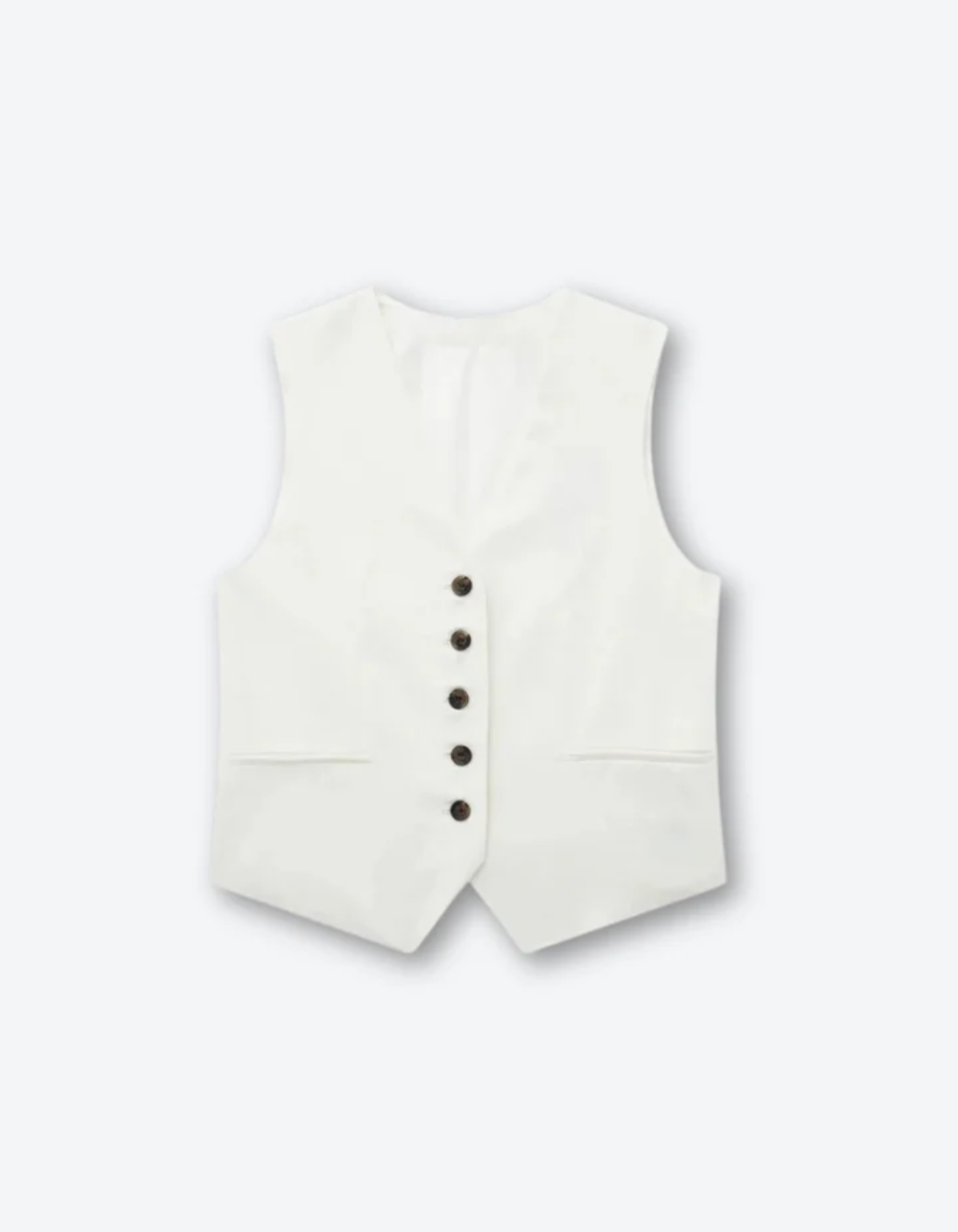 Luciana – Classic Button-Down - Mini Vest