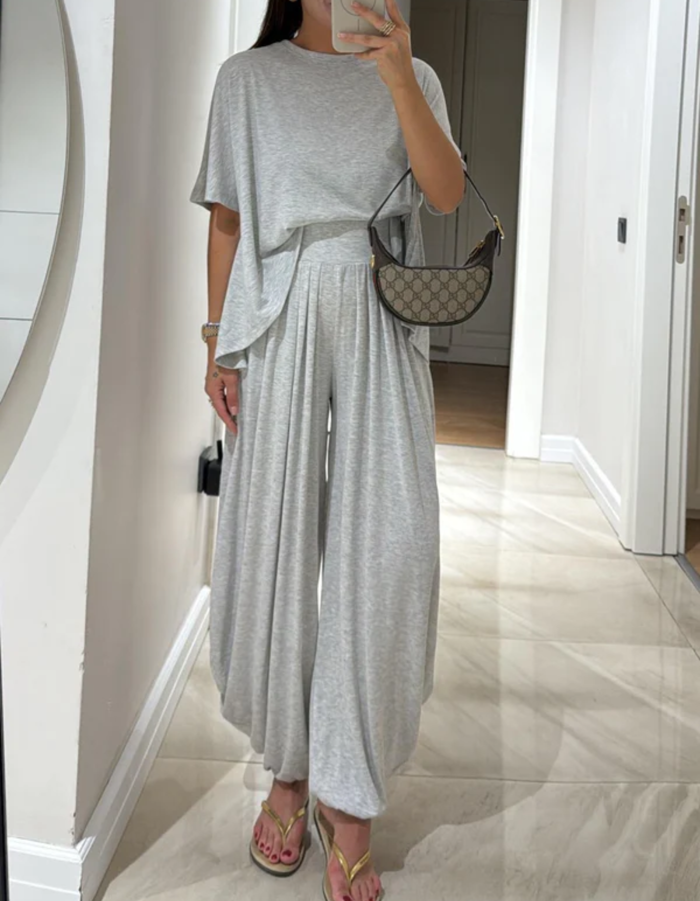 Lunavie – Relaxed drape fit – Two-piece loungewear set