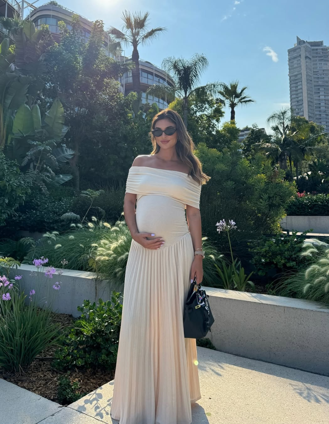 Izabelle – Modèle plissé – Robe de maternité