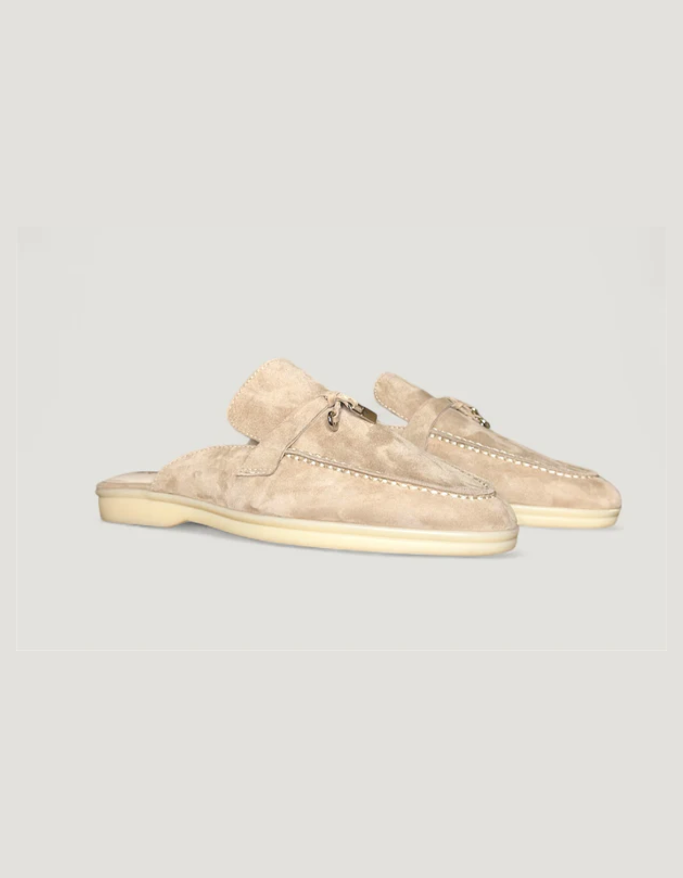 Elisavira – Stitched detail slip-on – Mule Loafers