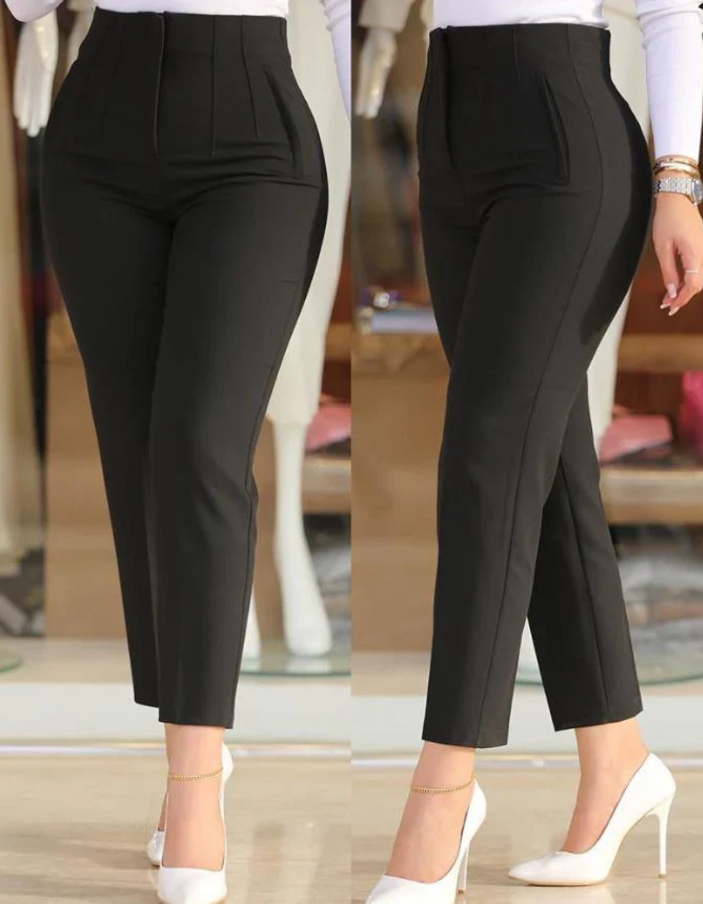 Aria – High Waist Design – Tailored Trousers