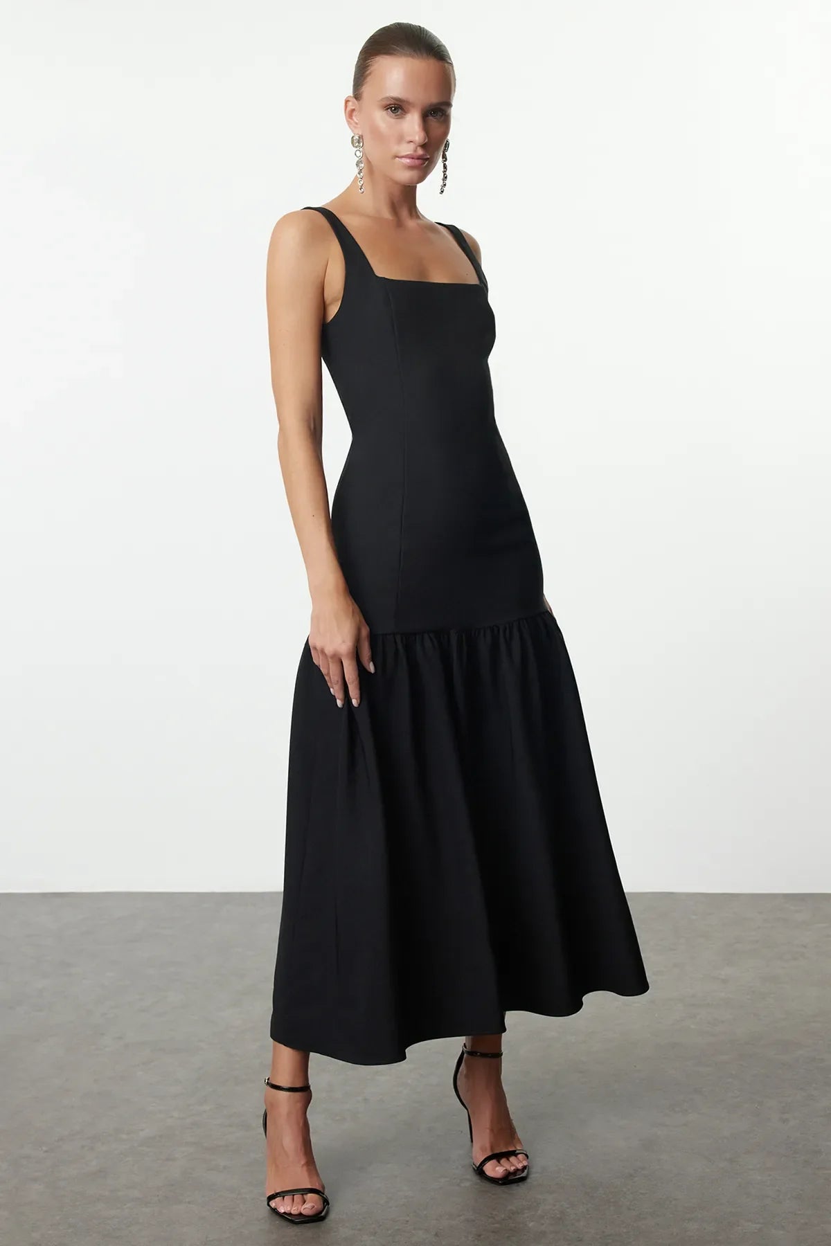 Arlene – Pleated flare – Midi dress