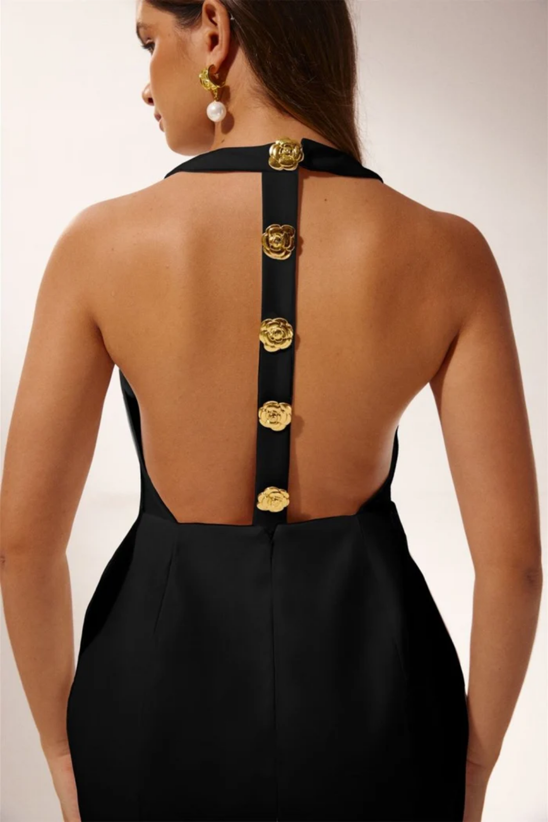 Maya – Bold button detailing – Mini dress