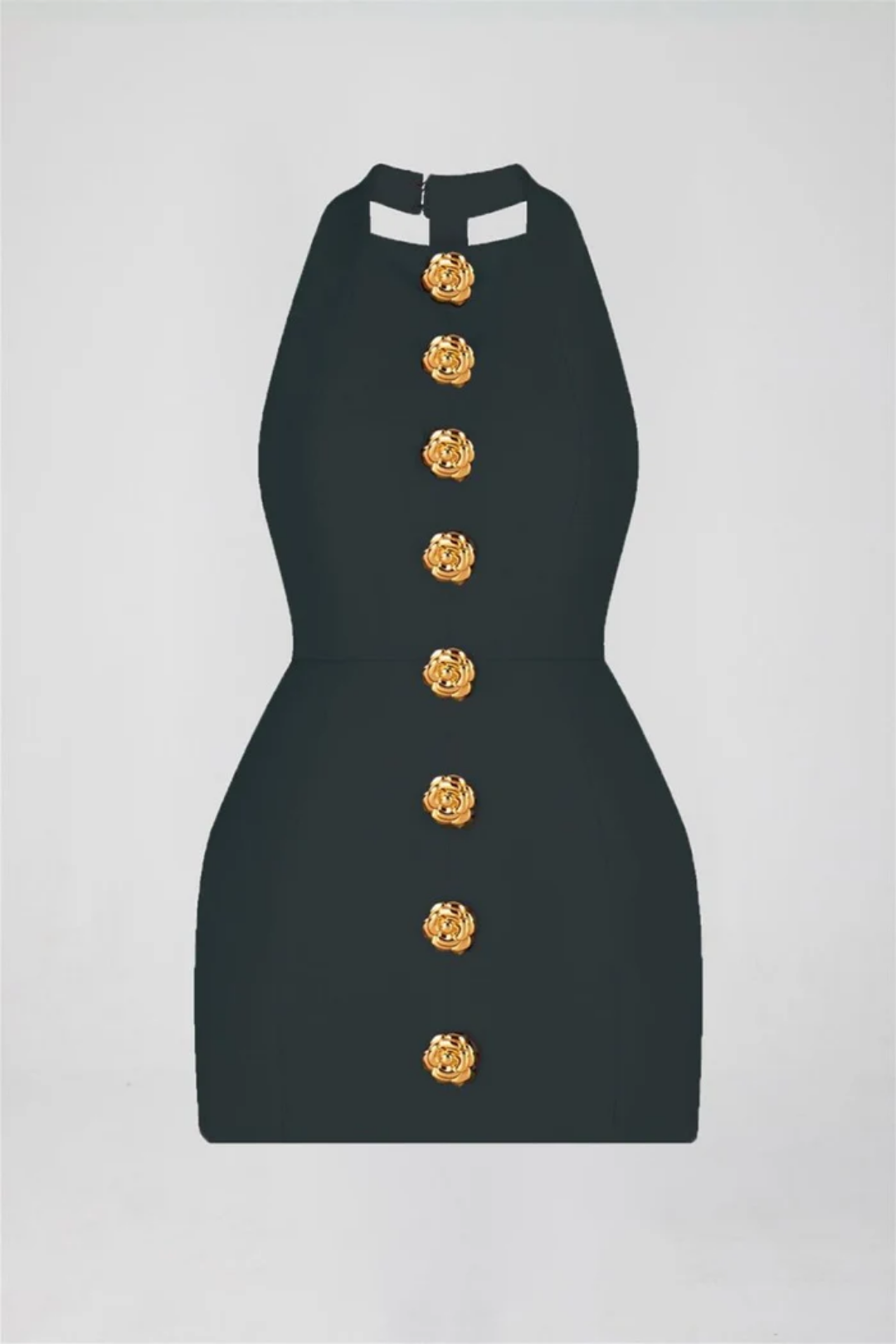 Maya – Bold button detailing – Mini dress