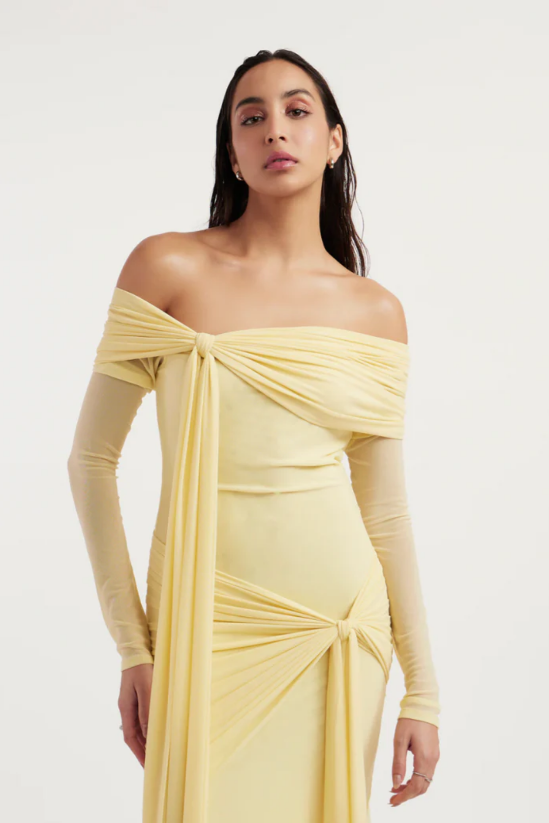 Arlina – Draped design – Maxi dress