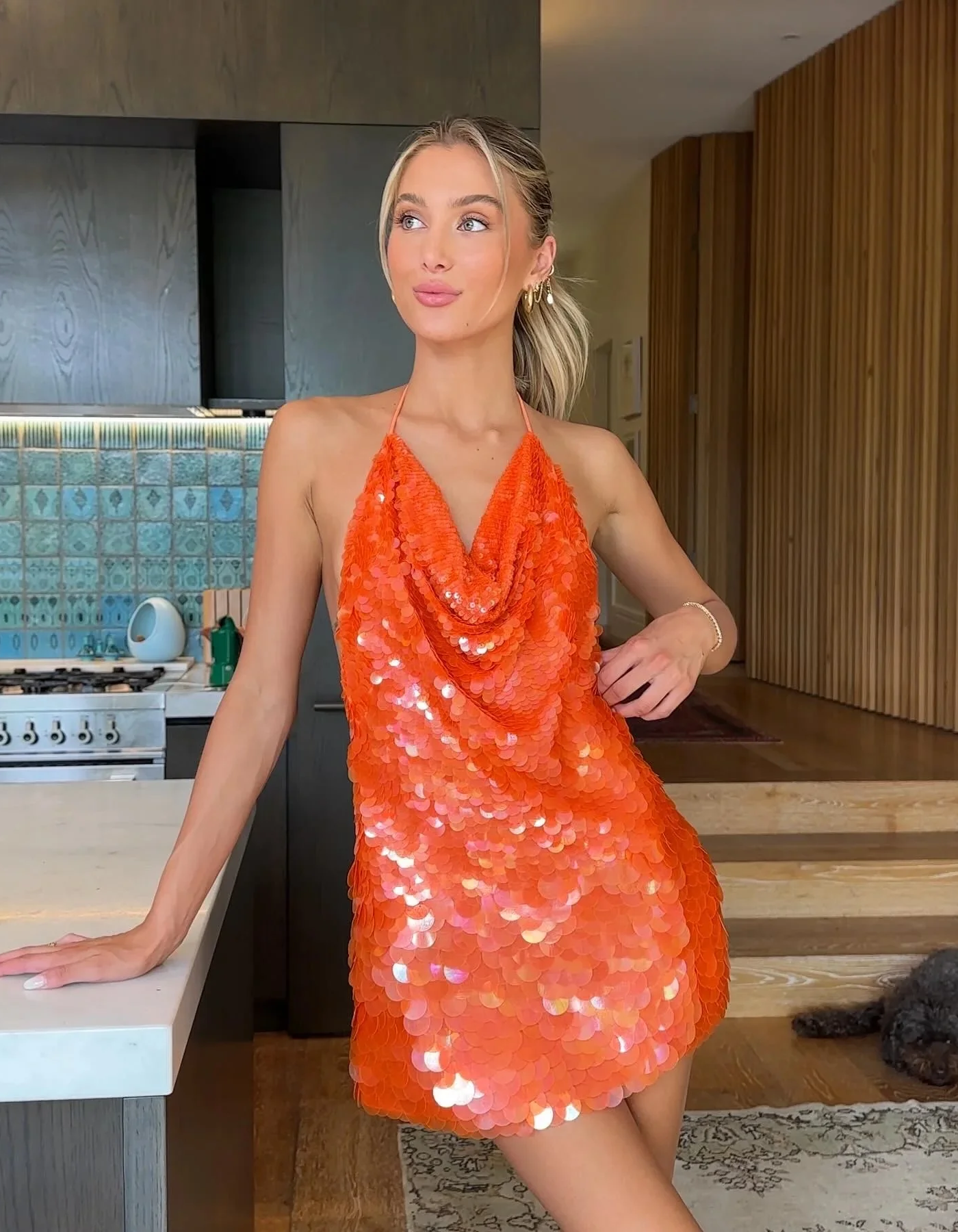 Siena – Sequin detailing – Mini dress