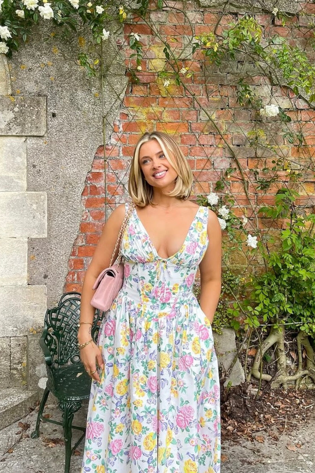 Aurelia – Vibrant floral design – Midi dress