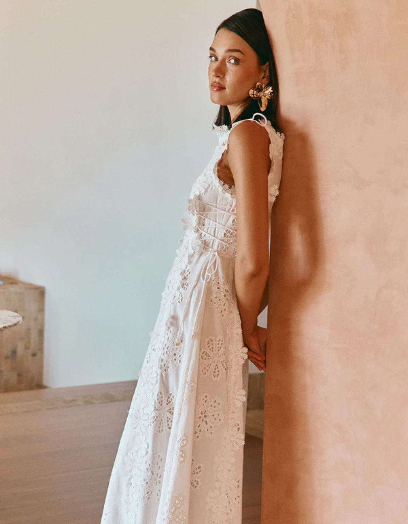Sabine – Floral detailing – Maxi dress