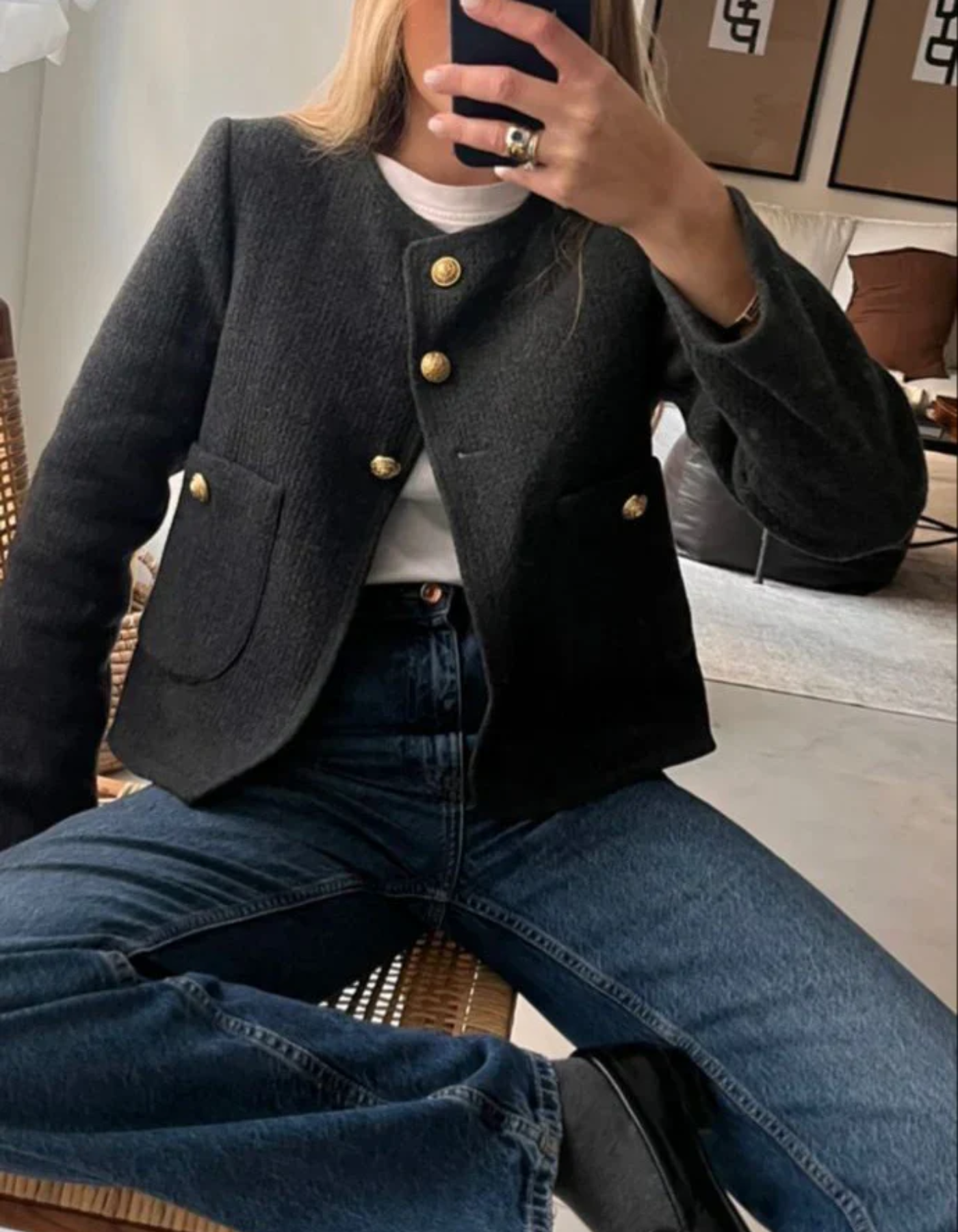 Coralie – Elegant design – Cropped blazer