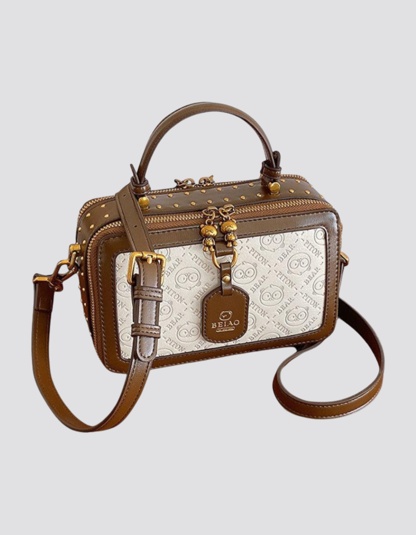 Vianella – Bear charm detail – Crossbody handbag