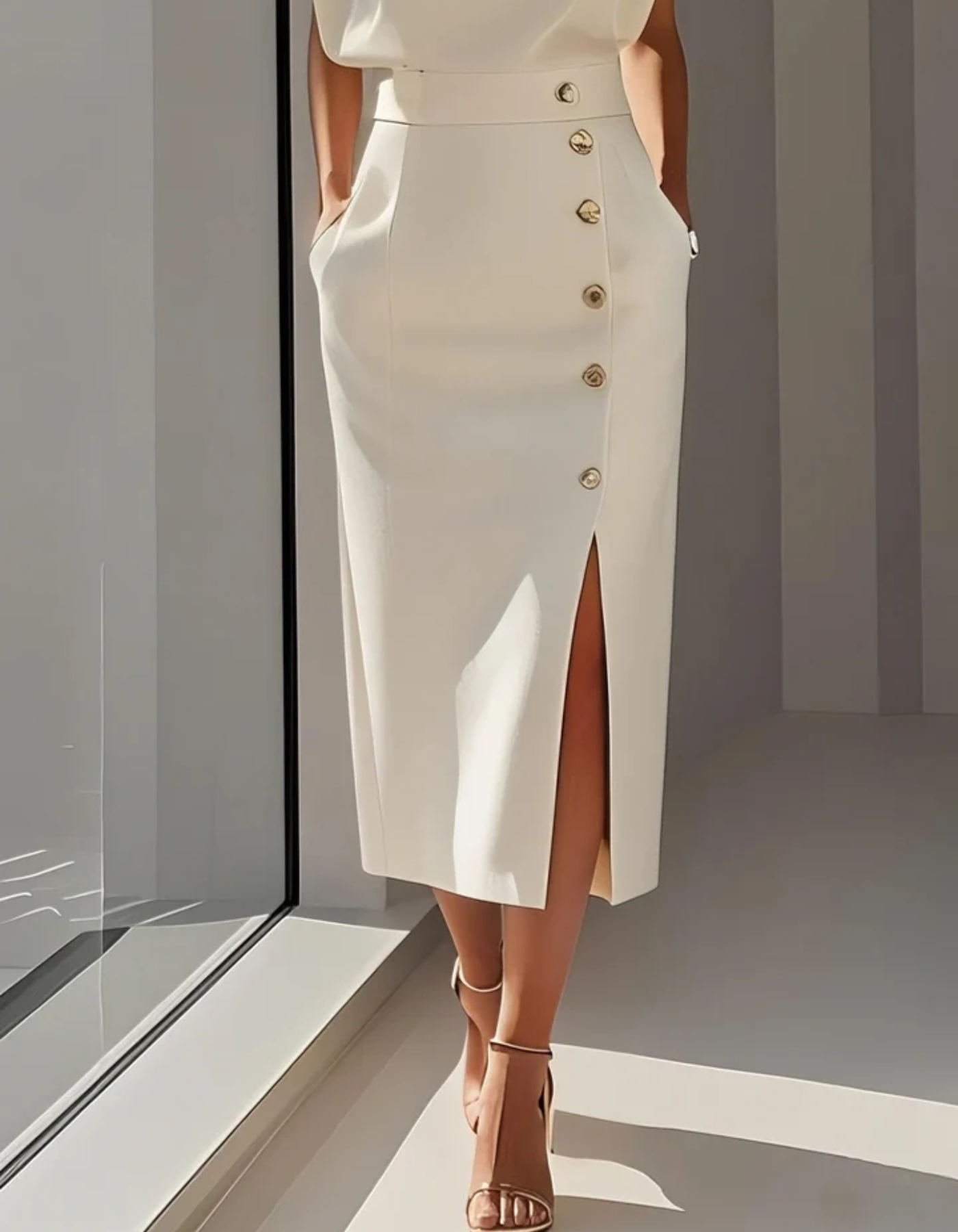 Elvira – Elegant silhouette – Midi dress