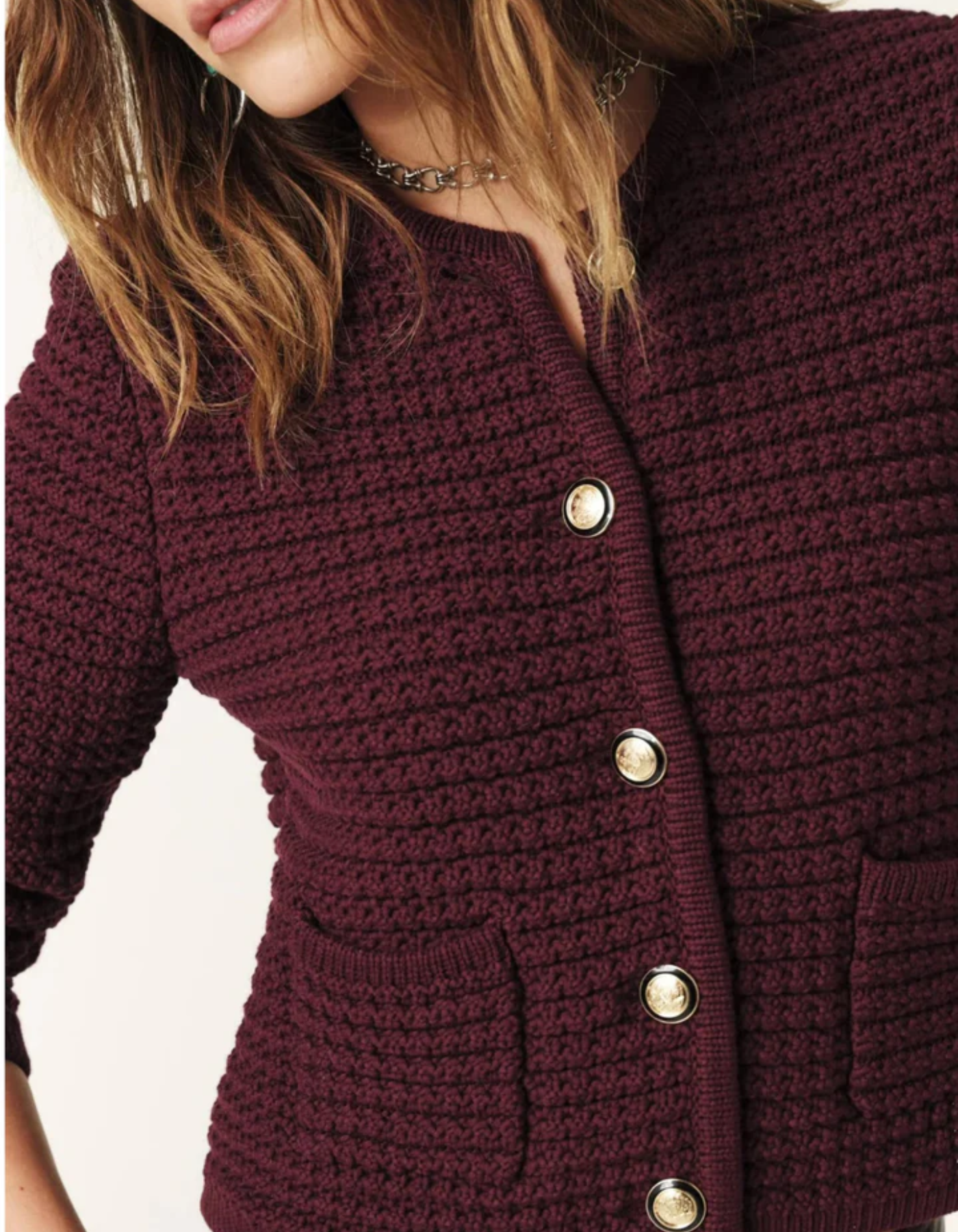 Adeline – Textured design – Cardigan