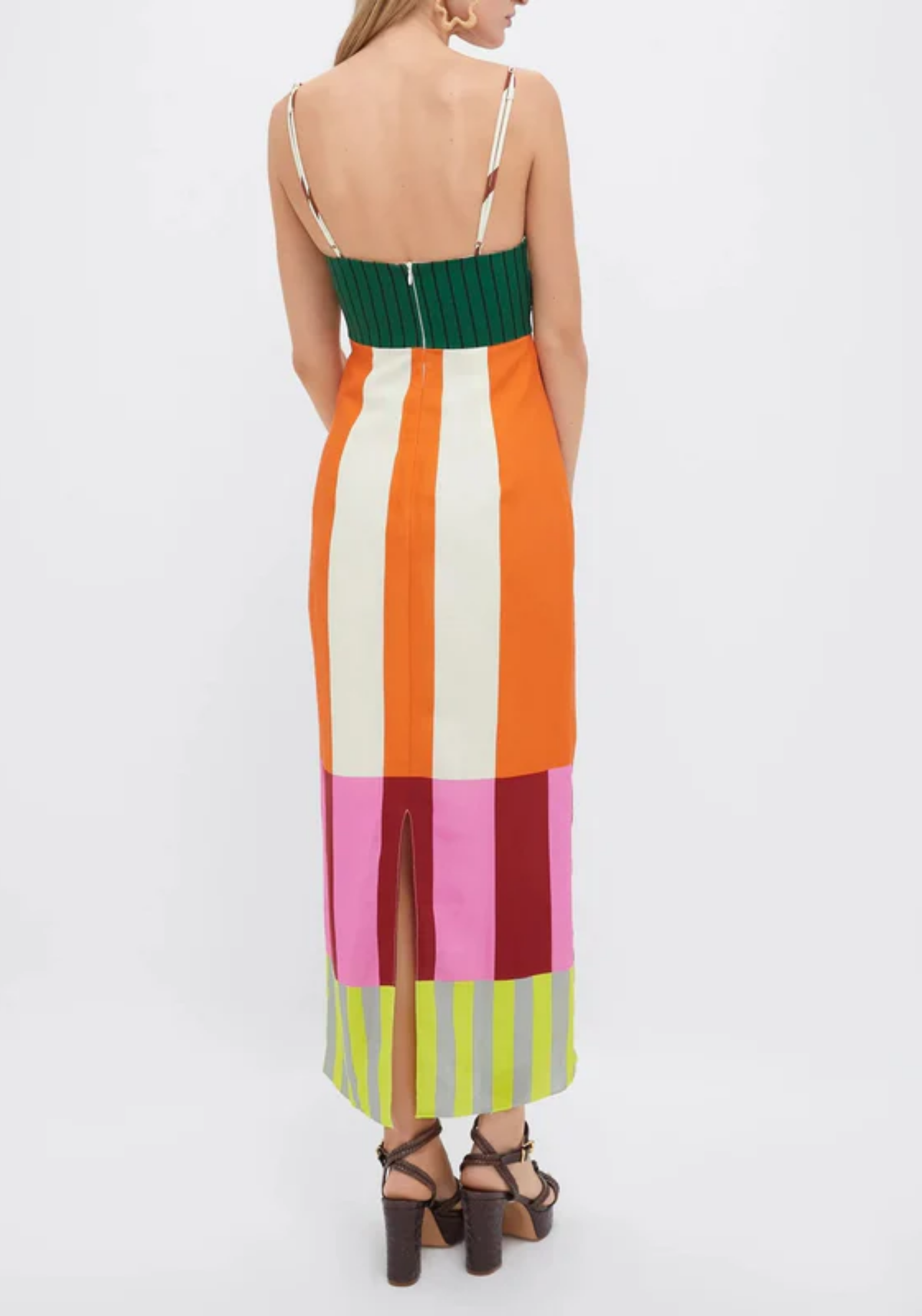 Valmira – Colourblock stripe – Maxi dress