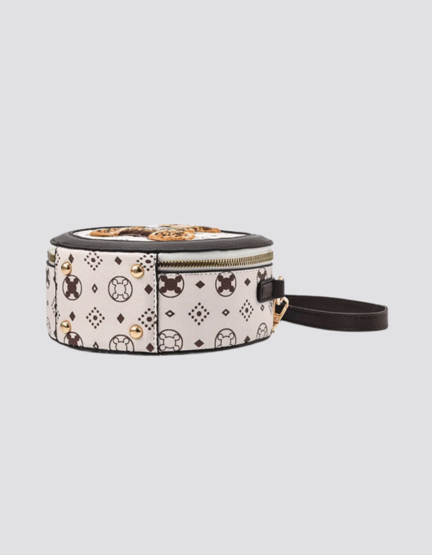 Orsina – Embroidered teddy charm – Crossbody handbag