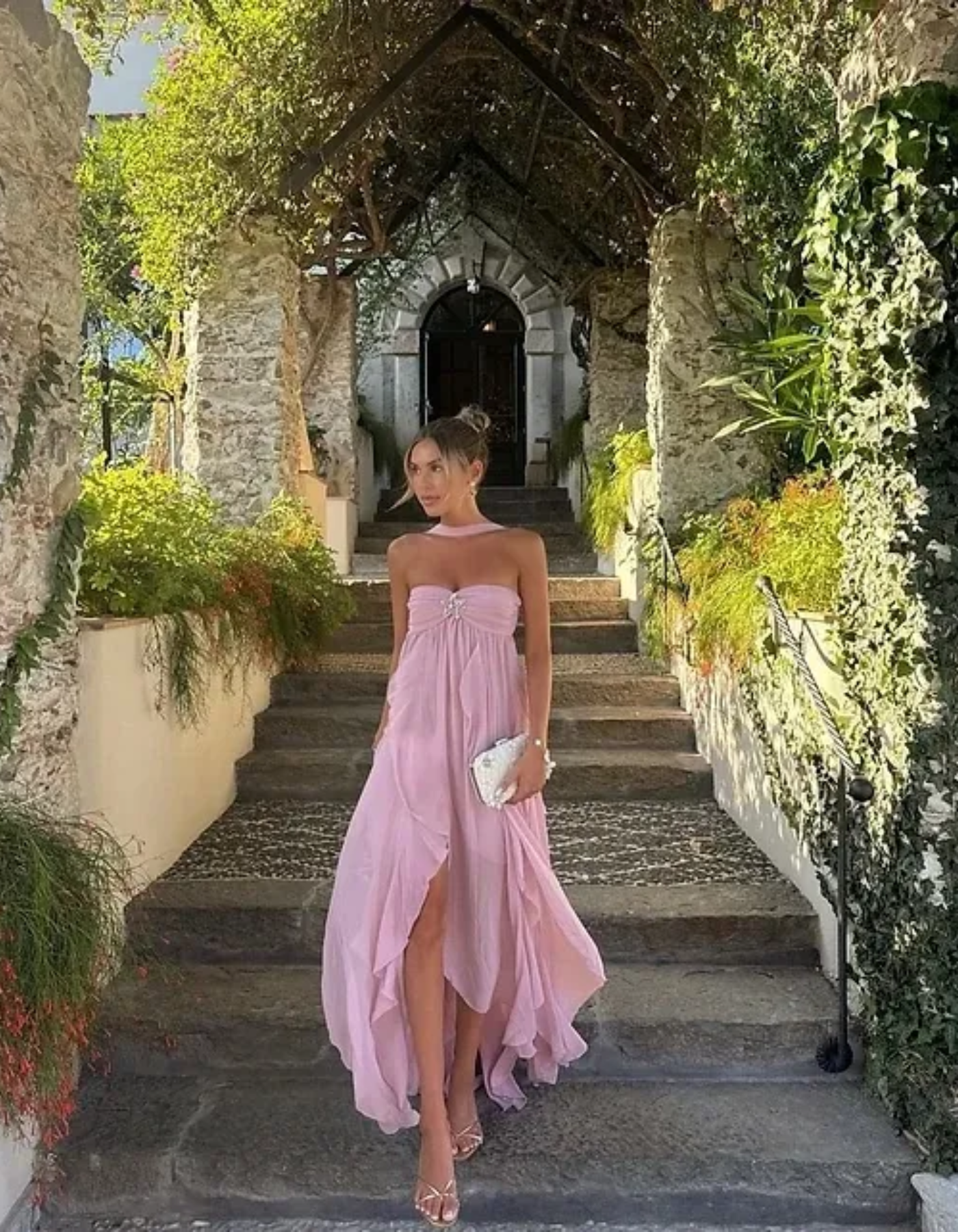 Celia – Romantic ruffle details – Evening gown