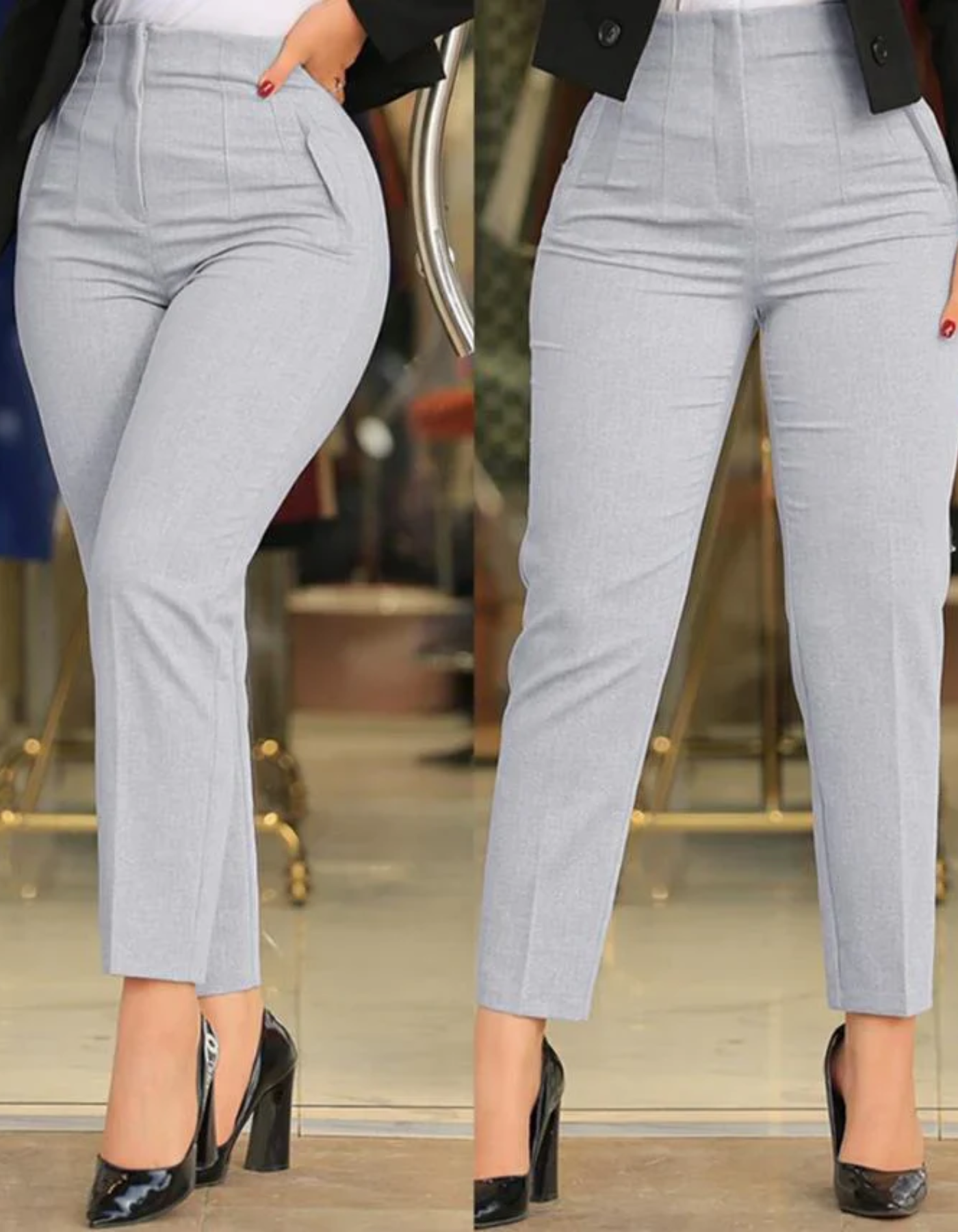 Aria – High Waist Design – Tailored Trousers