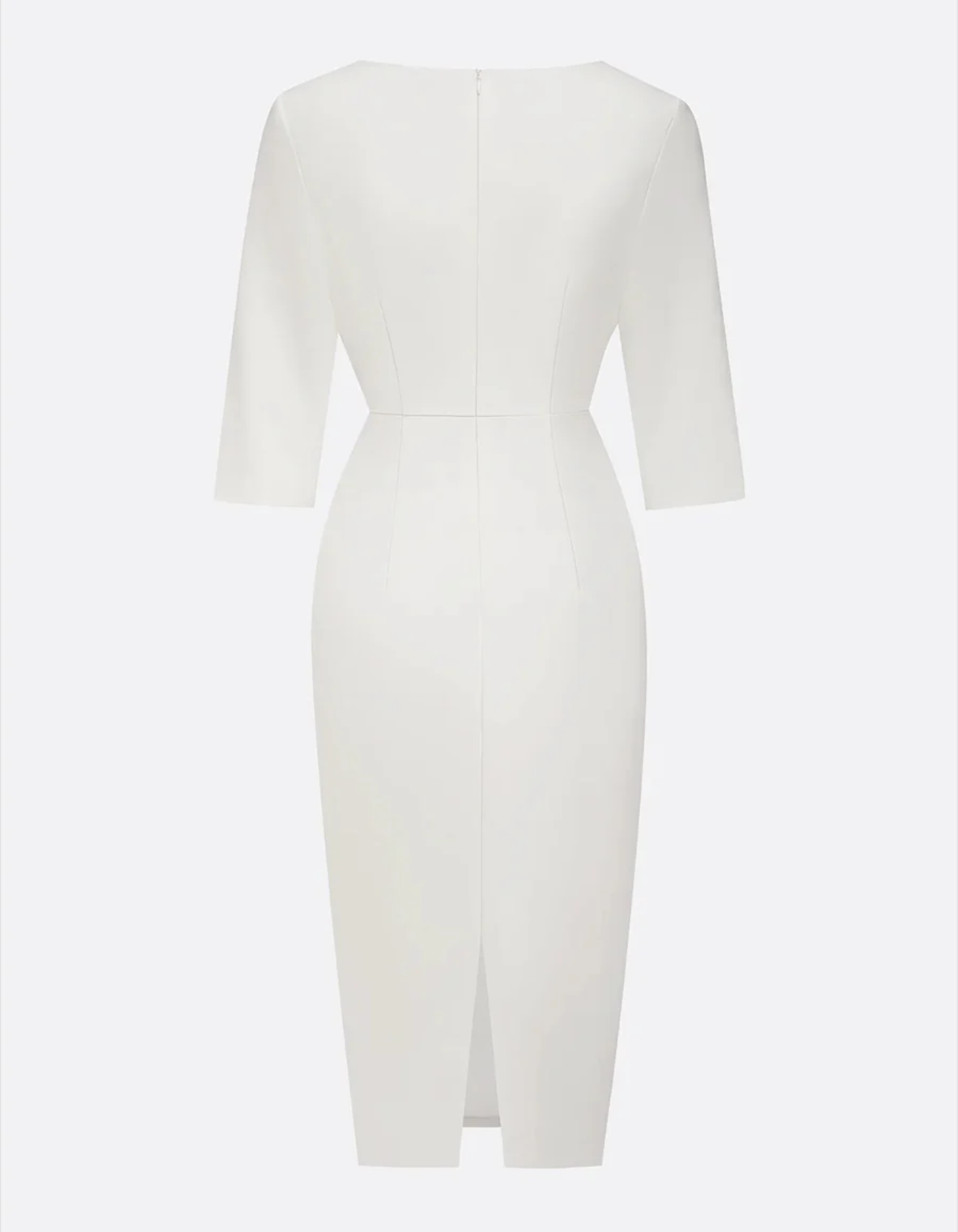 Adalina – Elegant pearl detail – Midi dress