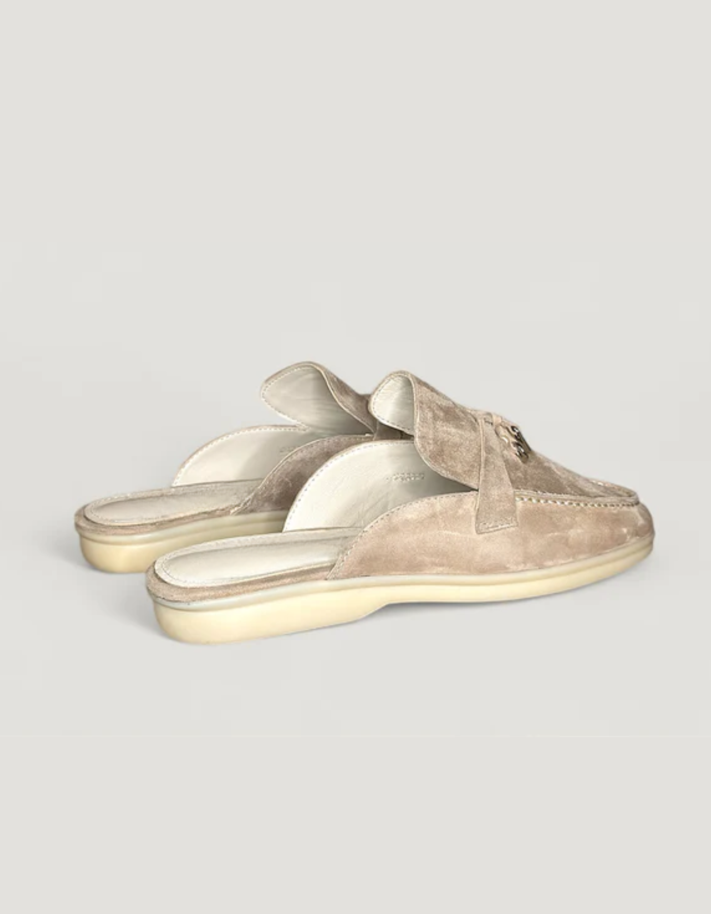 Elisavira – Stitched detail slip-on – Mule Loafers
