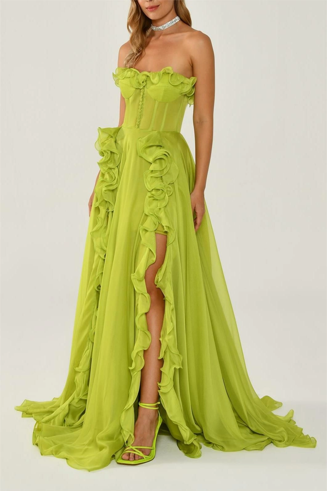 Olivia – Ruffle design – Maxi dress