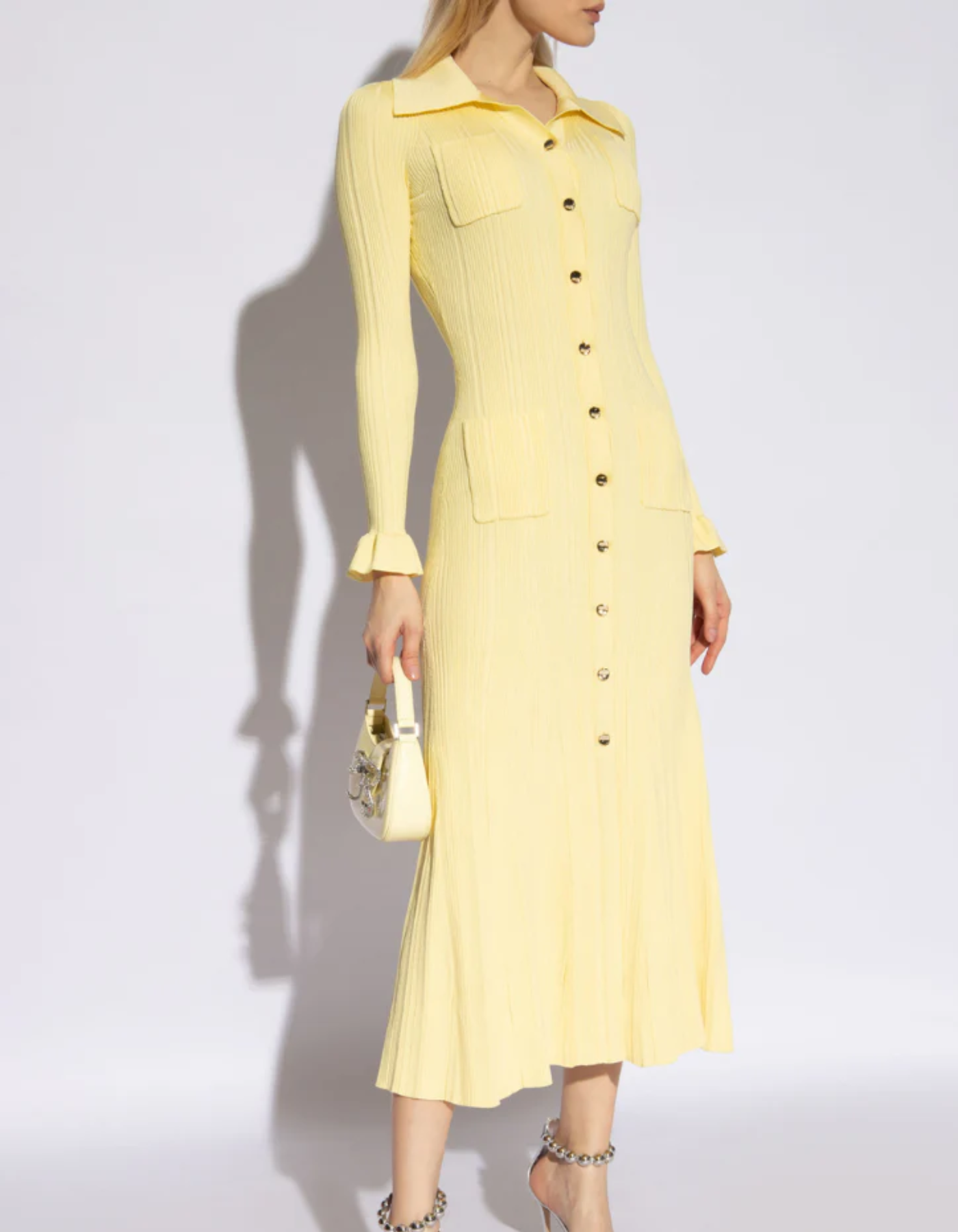 Lena – Structured button-down design – Midi dress