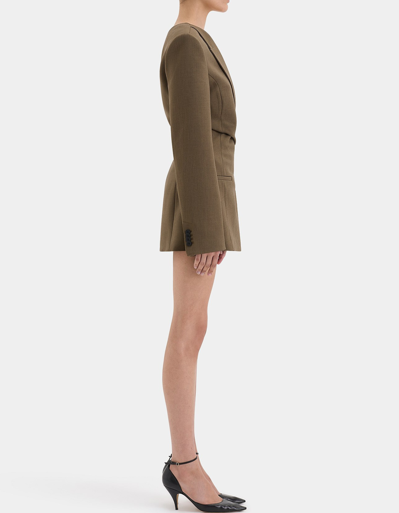 Valentine – Asymmetrical wrap design – Blazer dress