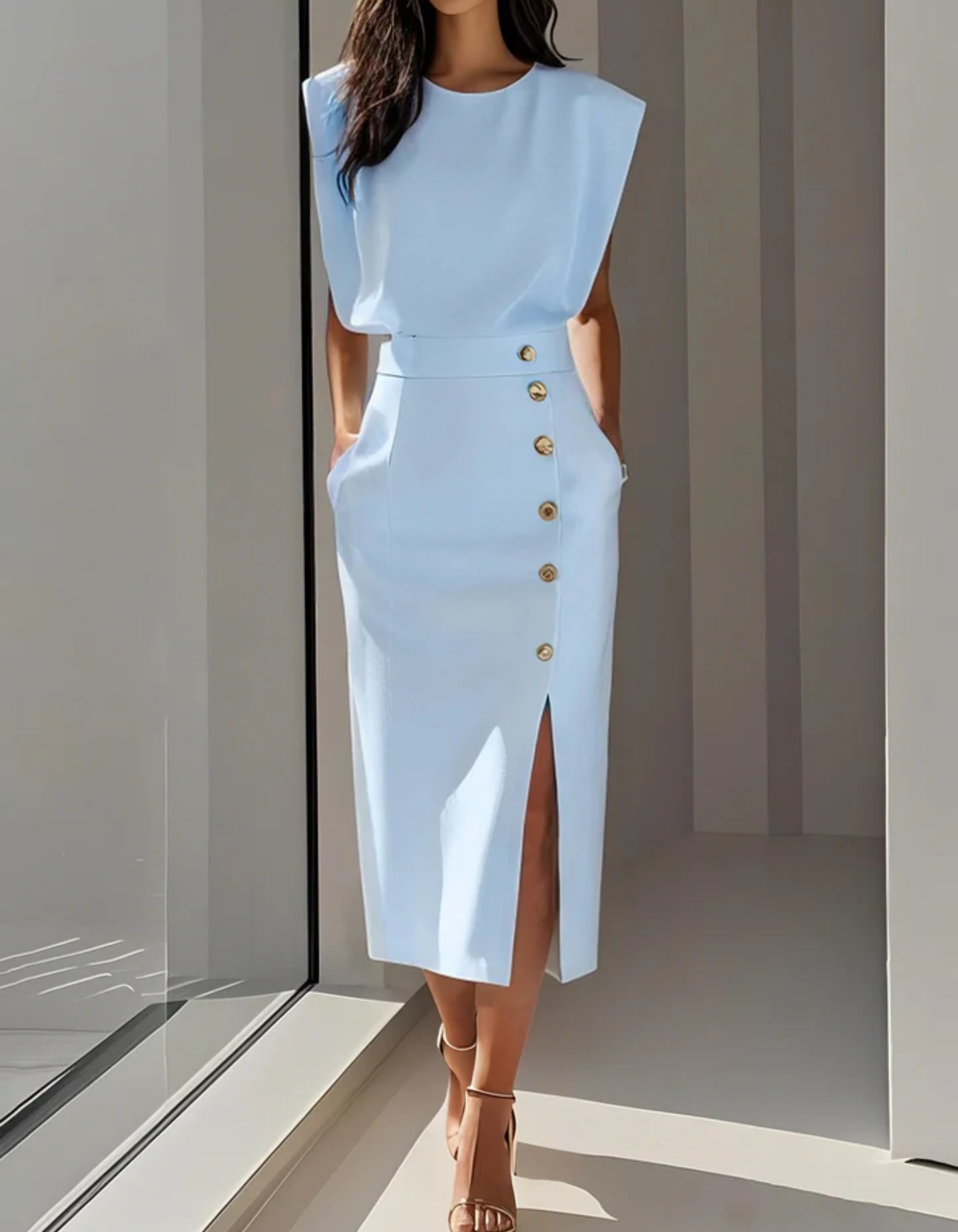 Elvira – Elegant silhouette – Midi dress