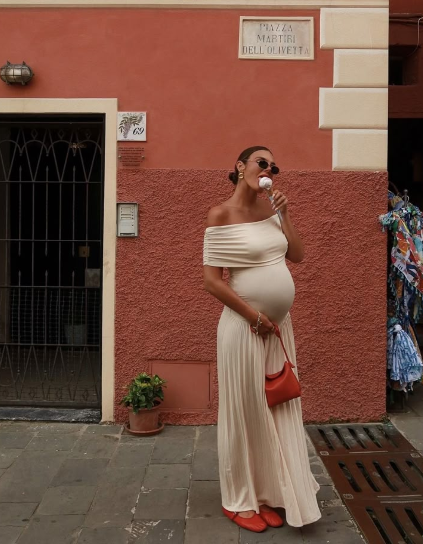 Izabelle – Modèle plissé – Robe de maternité