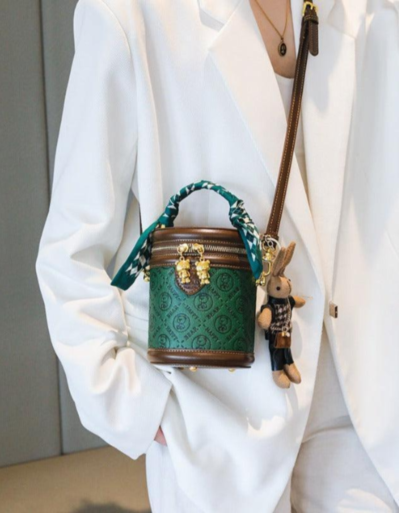 Belloretta – Monogram bunny detail – Crossbody handbag