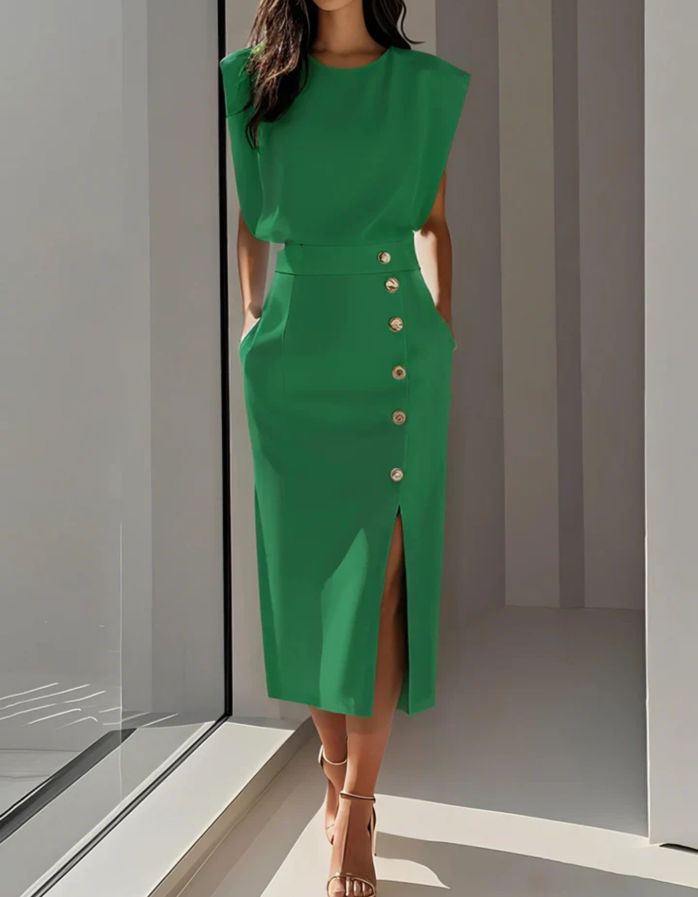 Elvira – Elegant silhouette – Midi dress