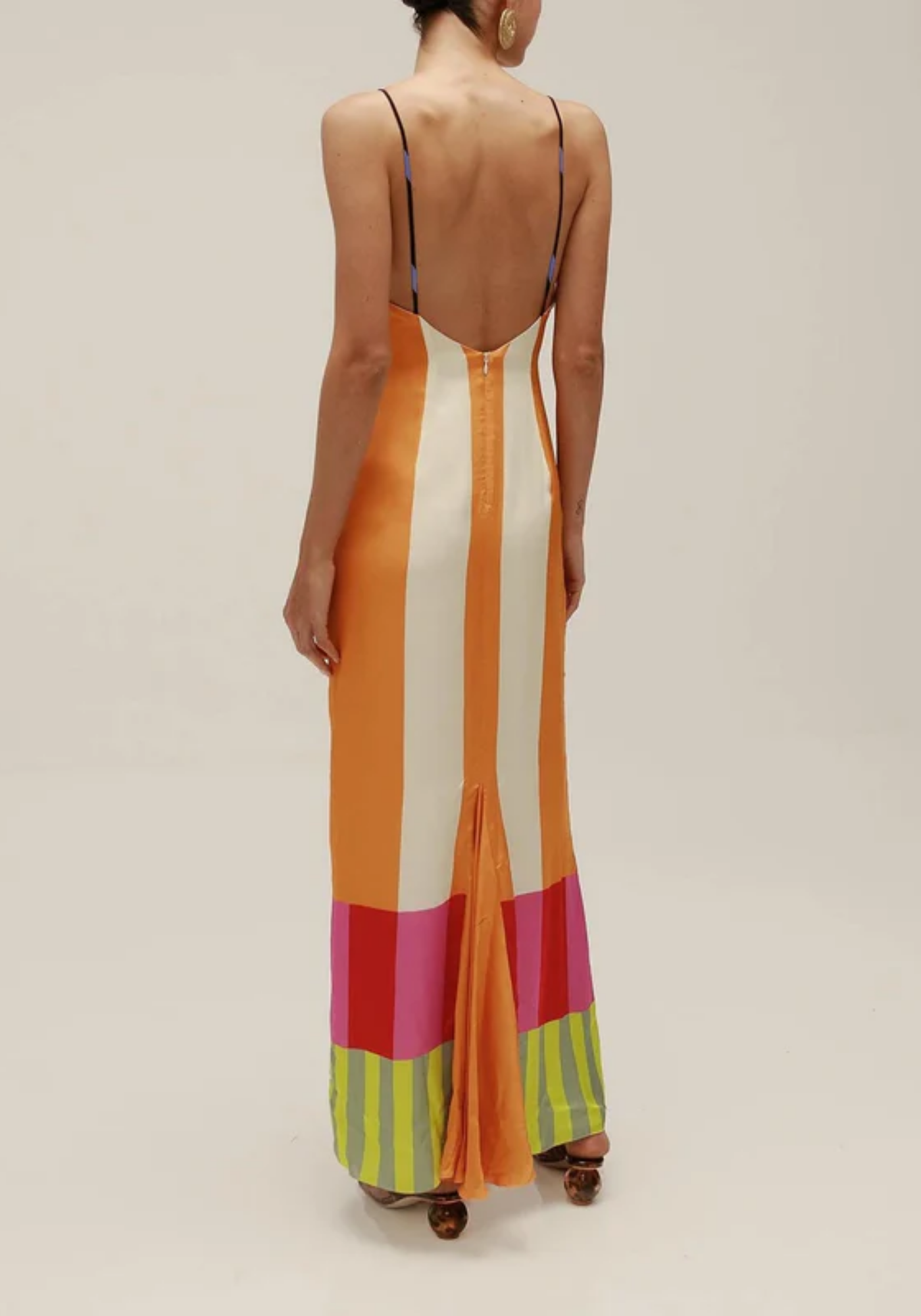 Valmira – Colourblock stripe – Maxi dress