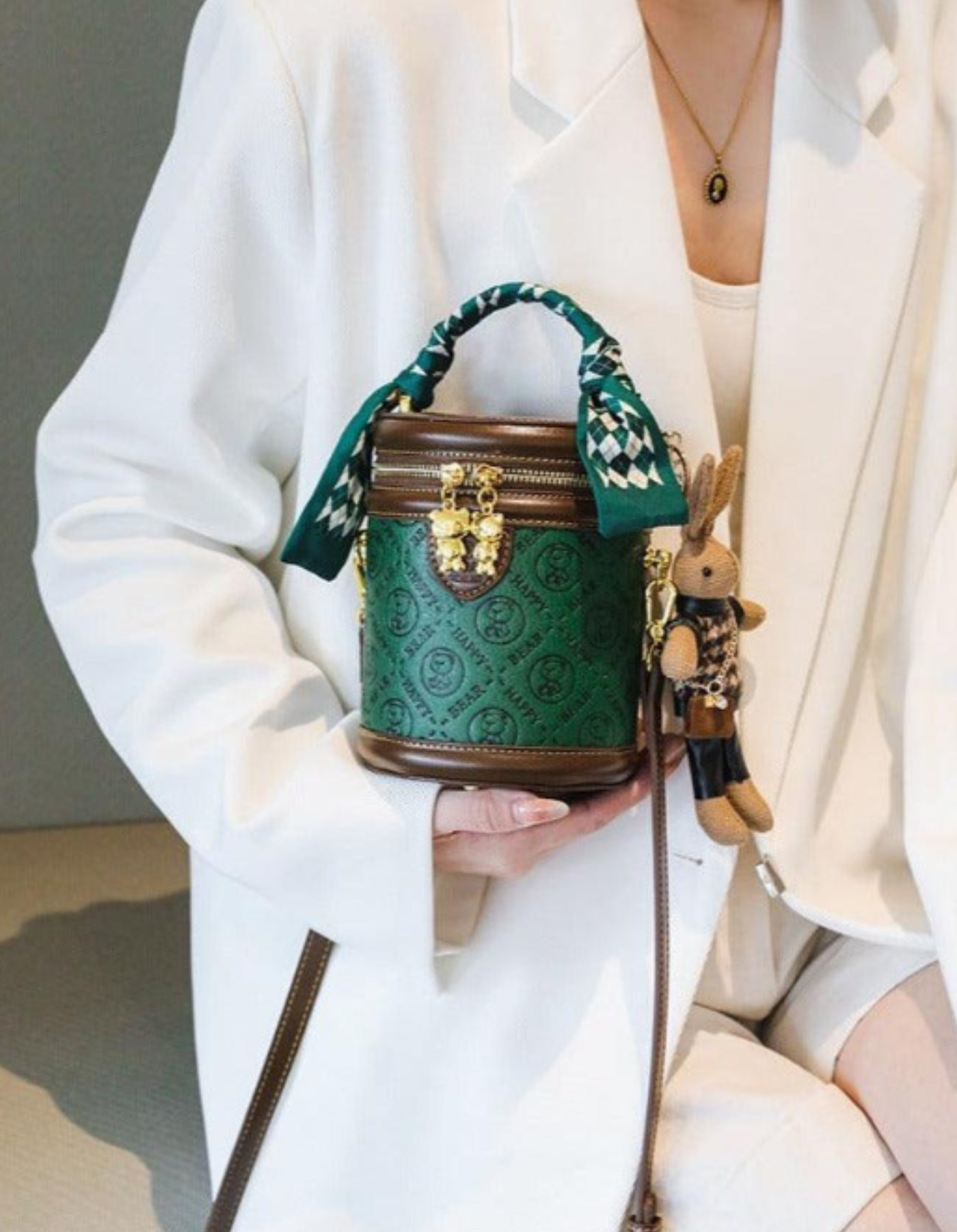 Belloretta – Monogram bunny detail – Crossbody handbag