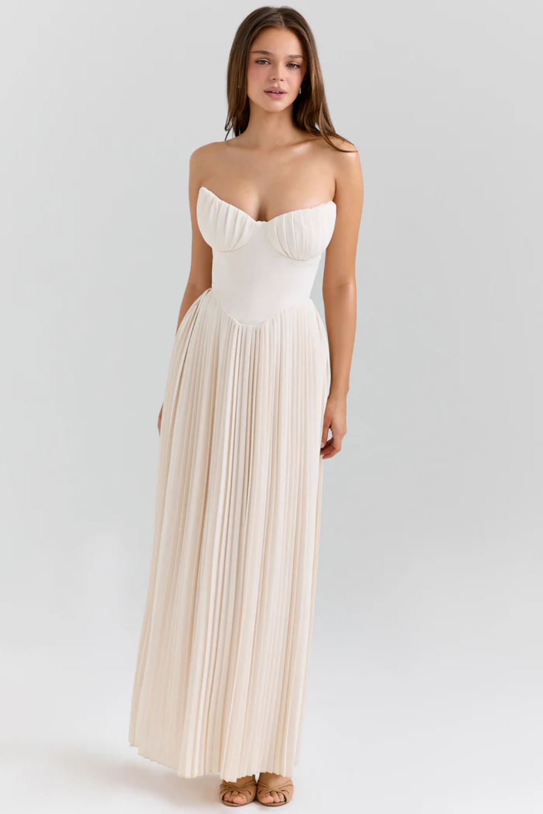 Lynne – Pleated design – Maxi dress