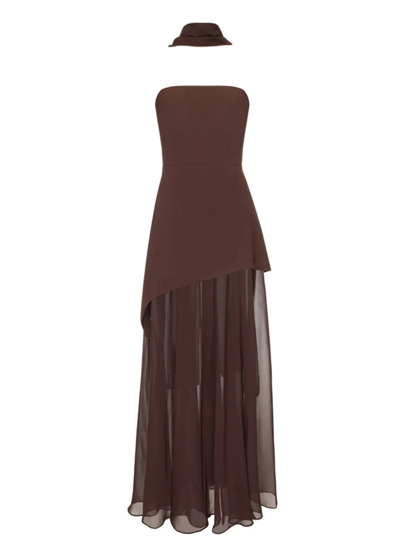 Elyanne – Chiffon asymmetrical design – Maxi dress