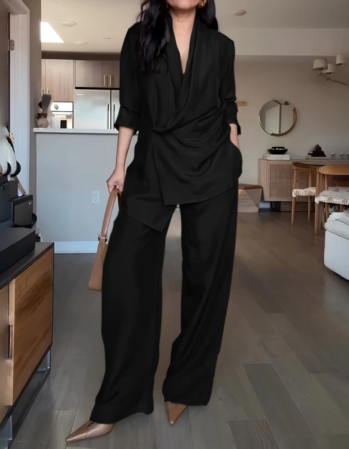 Lorenzia – Luxe drape – Two-piece set