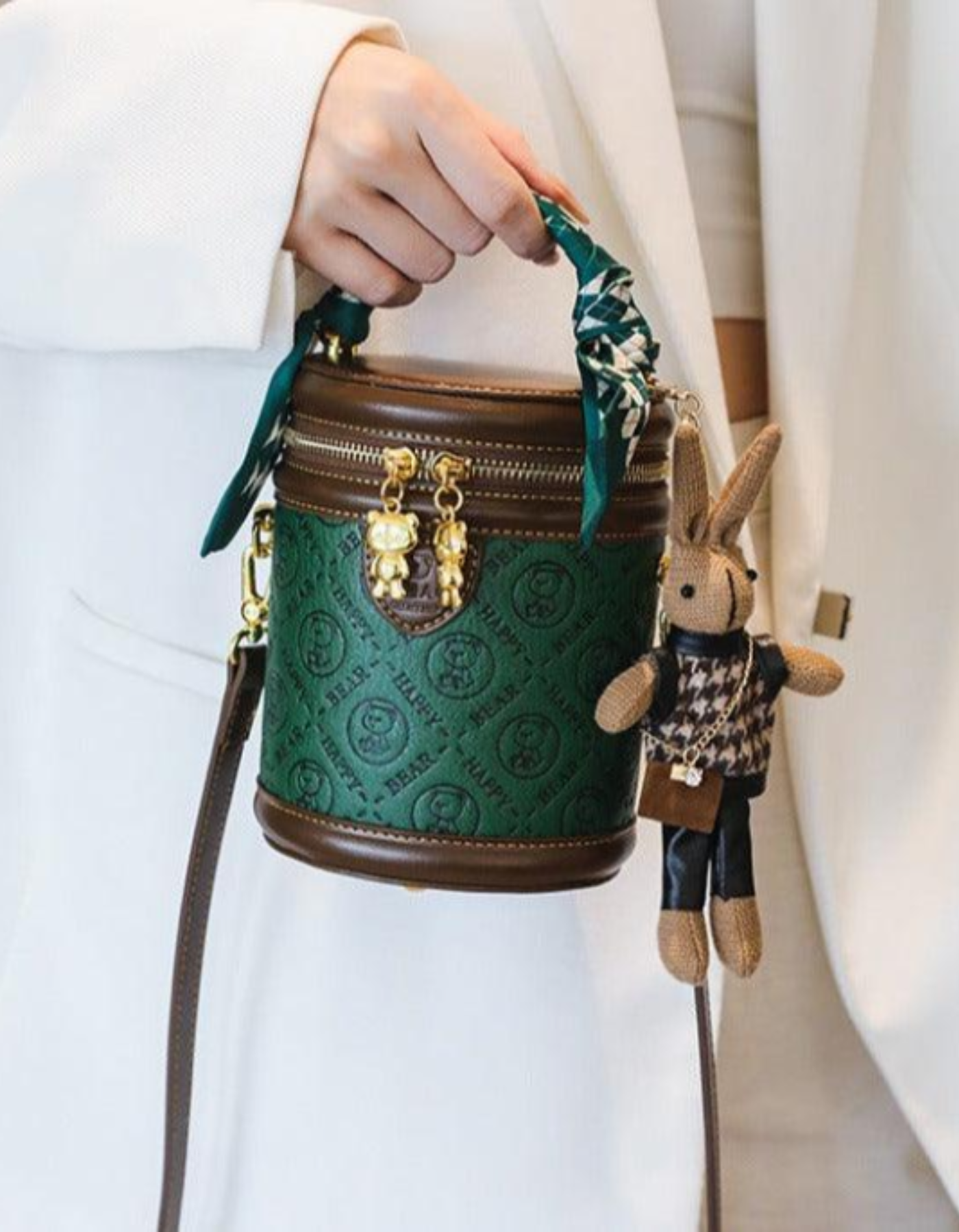 Belloretta – Monogram bunny detail – Crossbody handbag