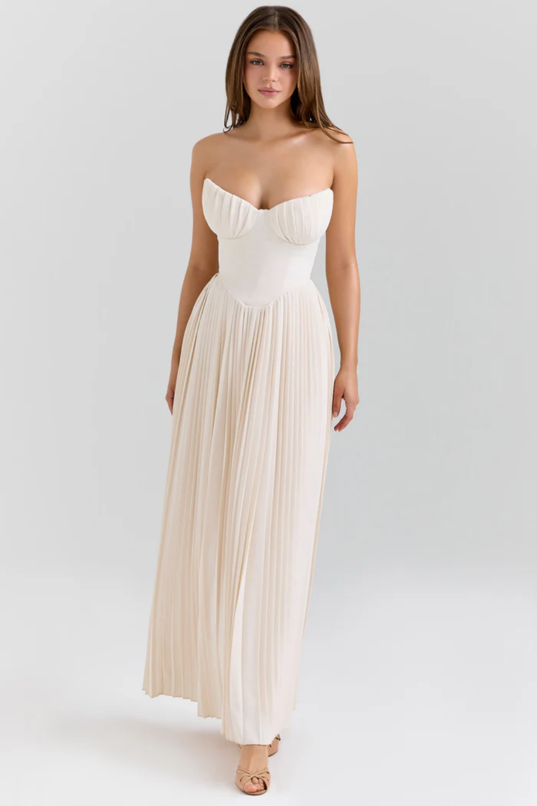 Lynne – Pleated design – Maxi dress