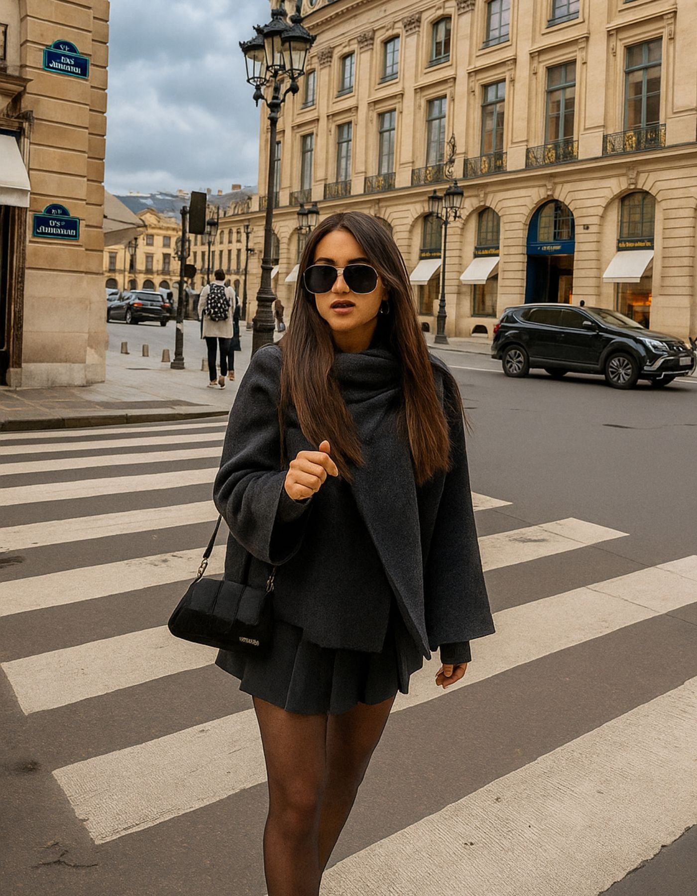 Ardévine – Draped layer – Cape jacket
