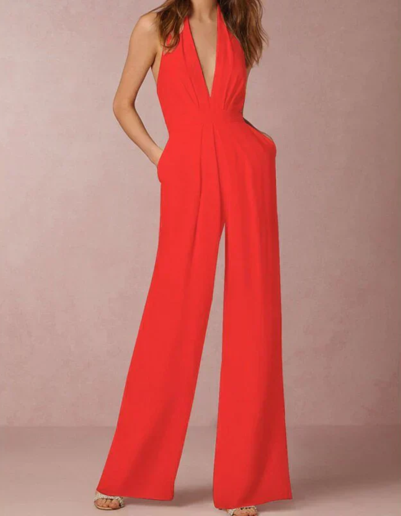 Carina – Deep V-neck – Jumpsuit
