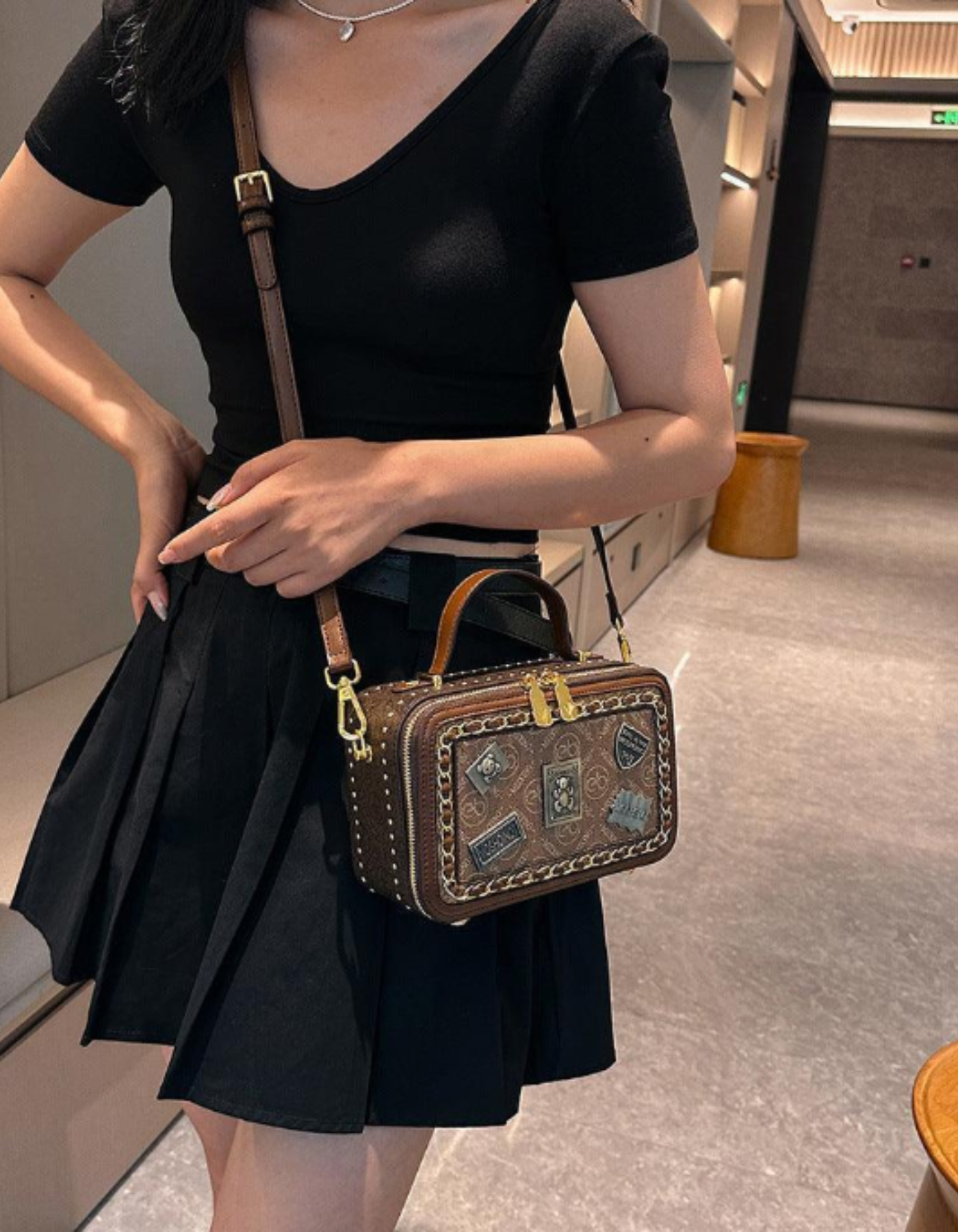 Celestia – Vintage patchwork charm – Crossbody handbag