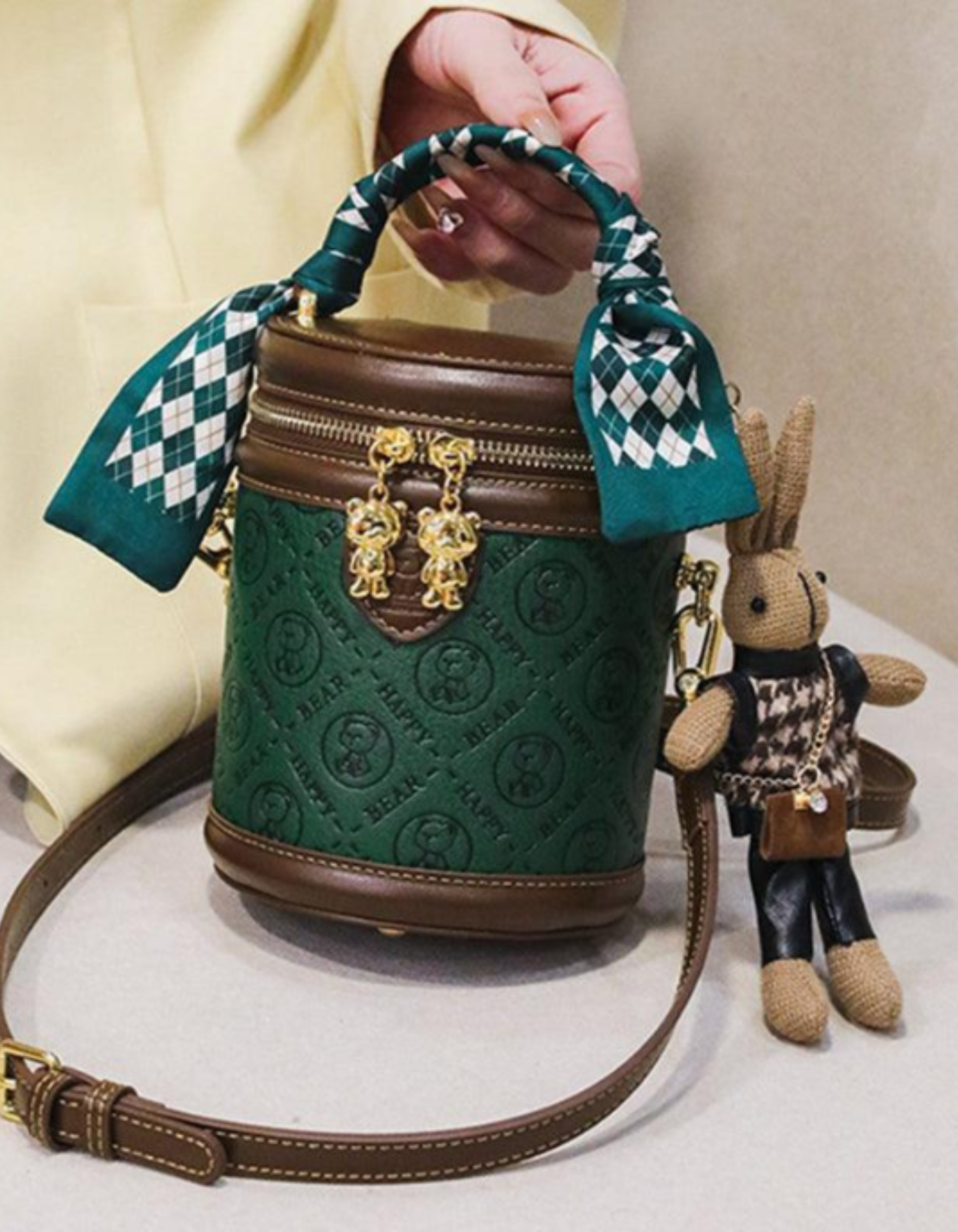 Belloretta – Monogram bunny detail – Crossbody handbag