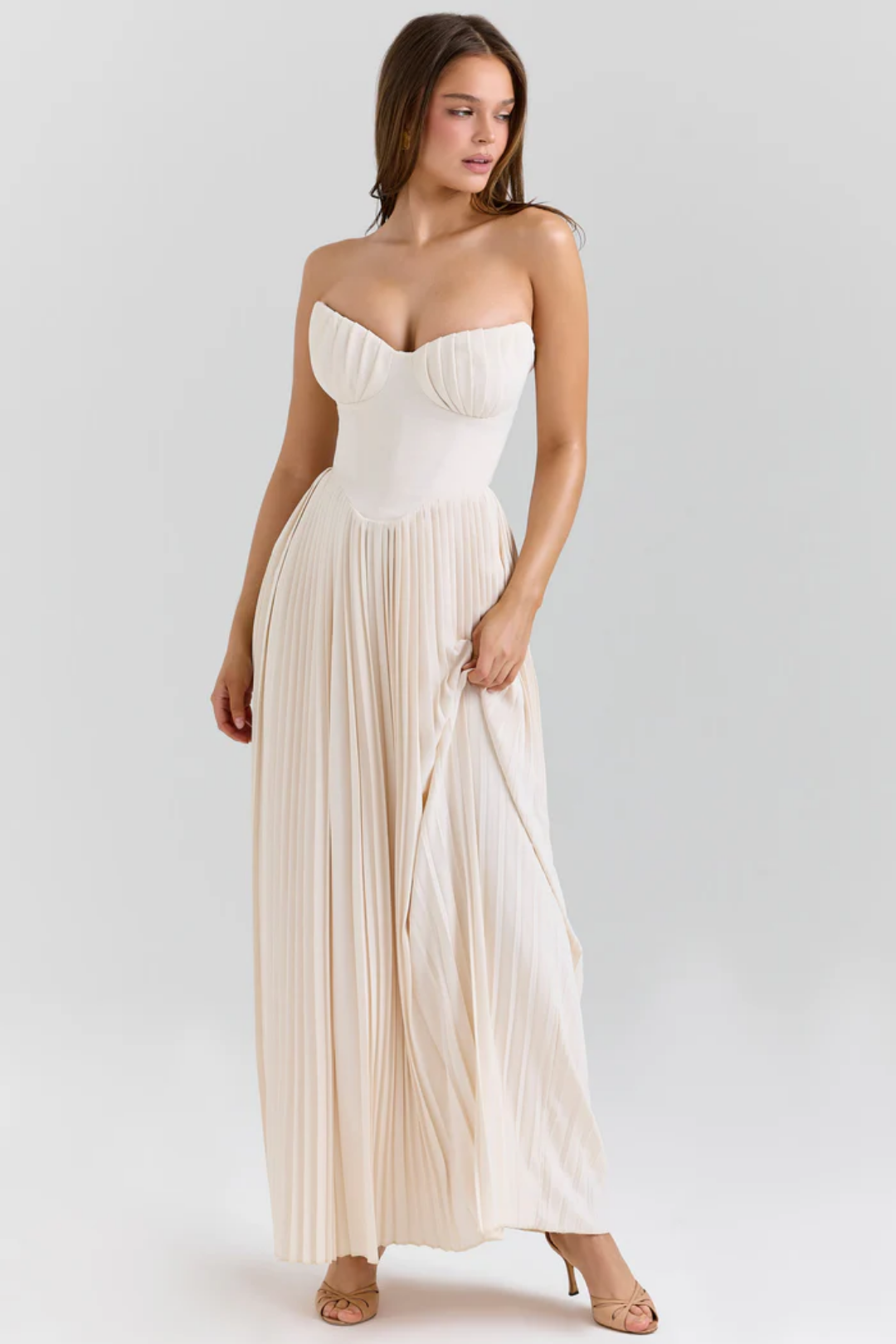 Lynne – Pleated design – Maxi dress