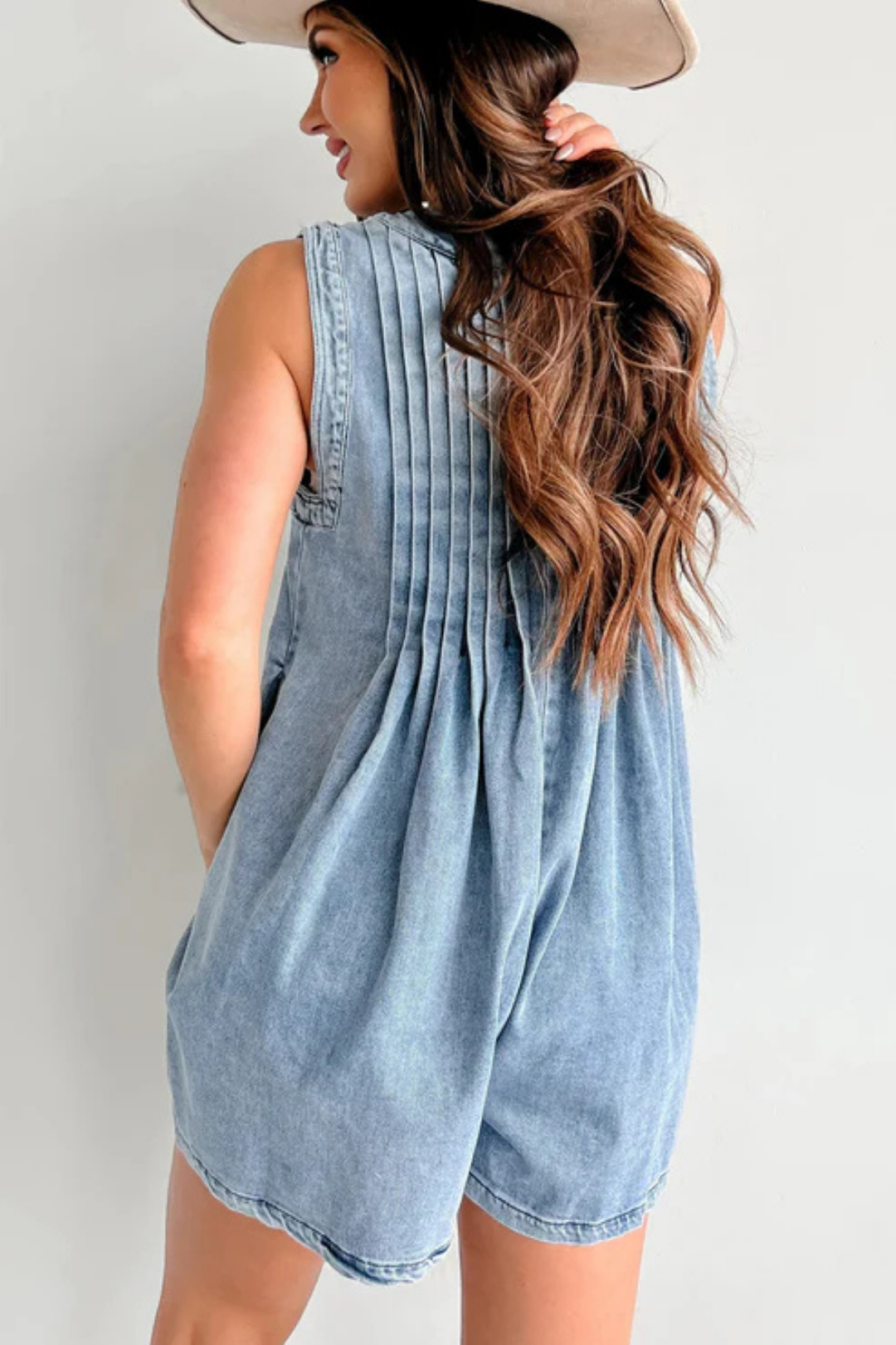 Isella – Relaxed fit – Denim playsuit